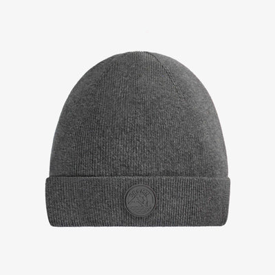 Tuque de maille charcoal, enfant || Charcoal knitted toque, child