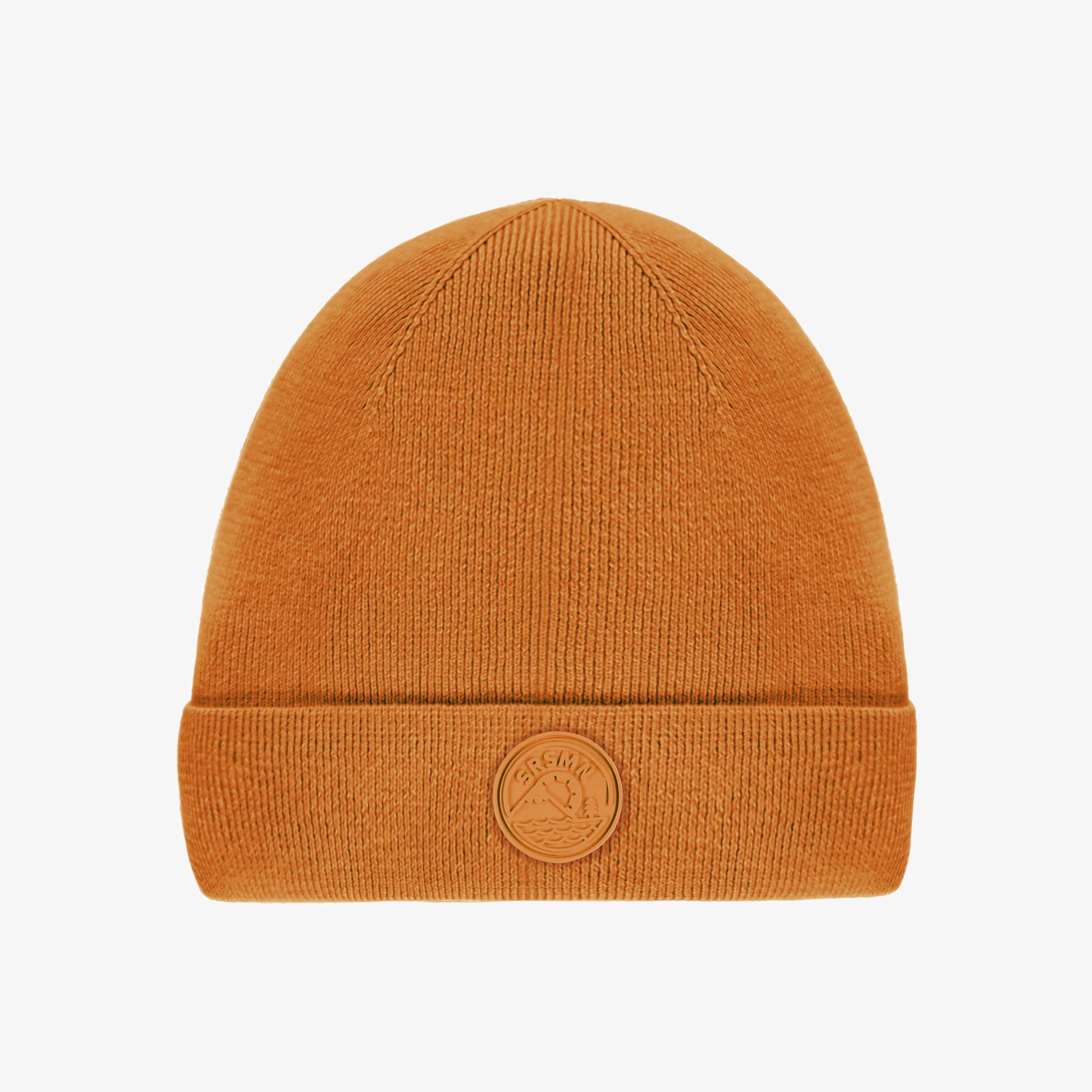 Tuque de maille orange, enfant