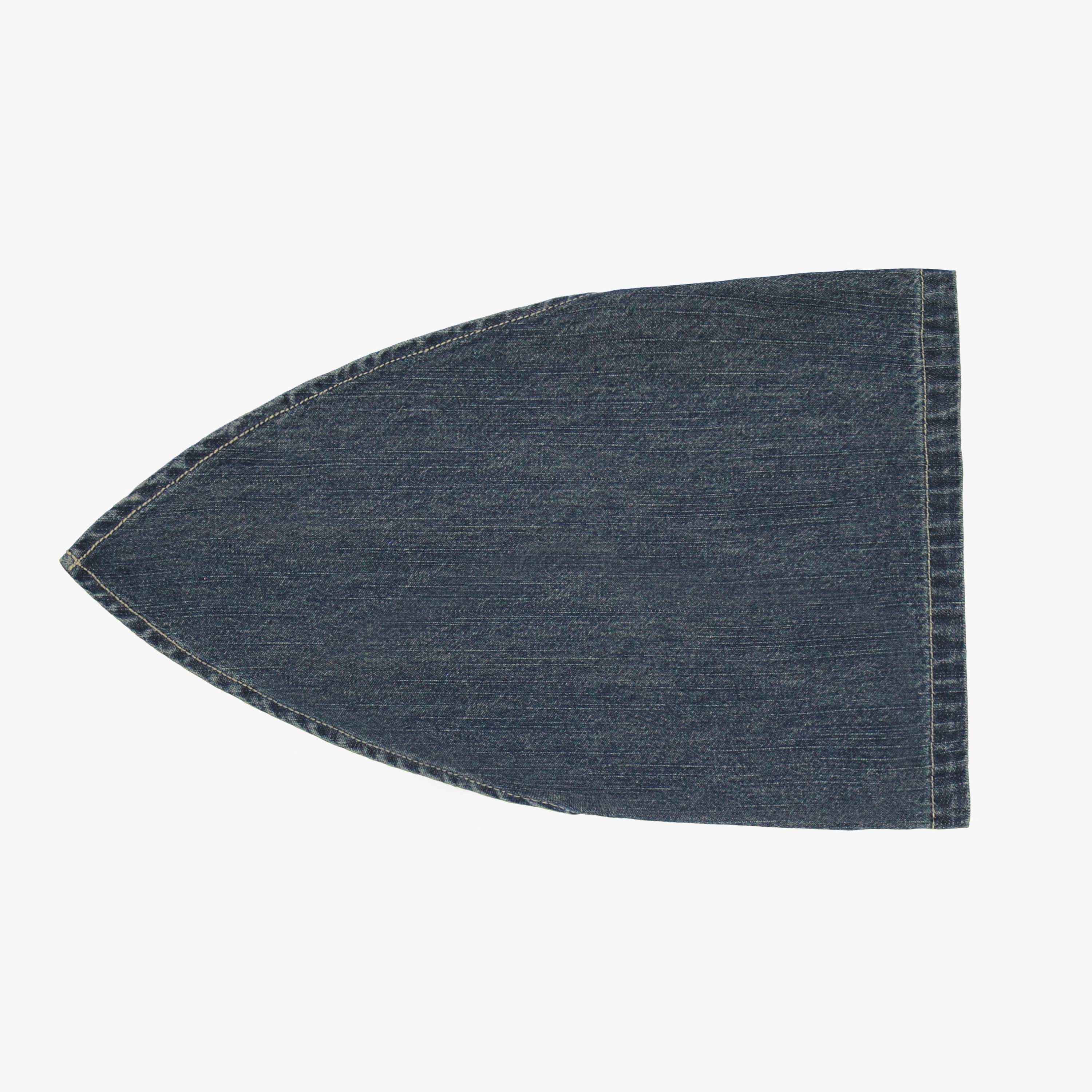 Denim hair scarf headband in medium denim, child