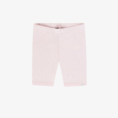 Legging court rose en jersey doux extensible, enfant || Pink short legging in soft stretch jersey, child