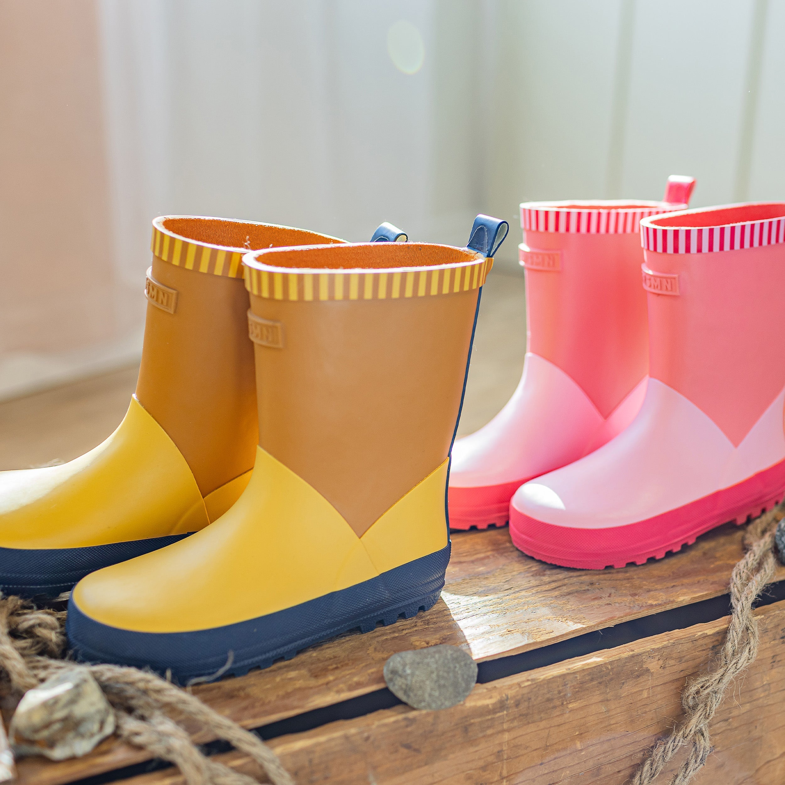 Bottes de pluie jaunes