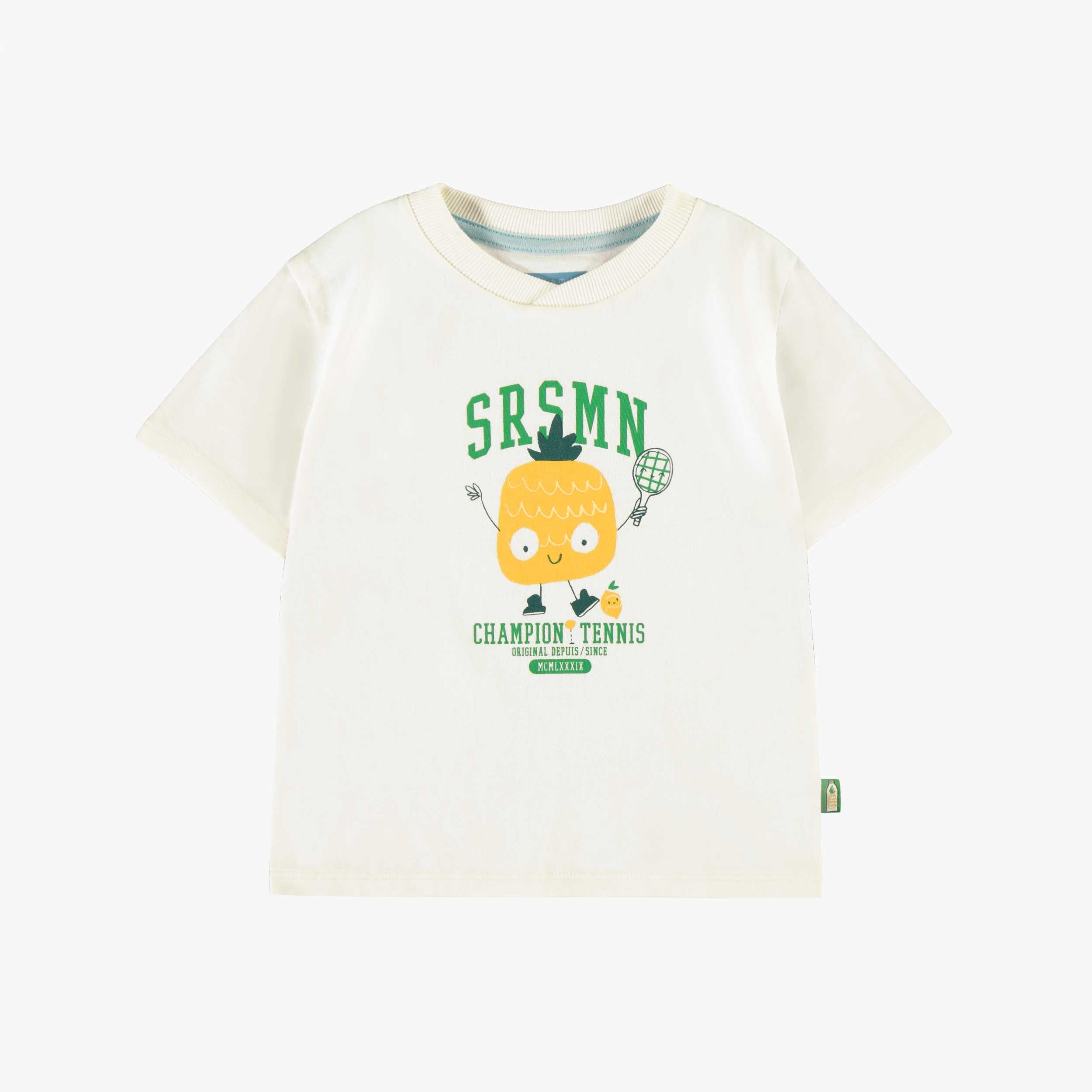 T-shirt crème avec illustration, bébé
