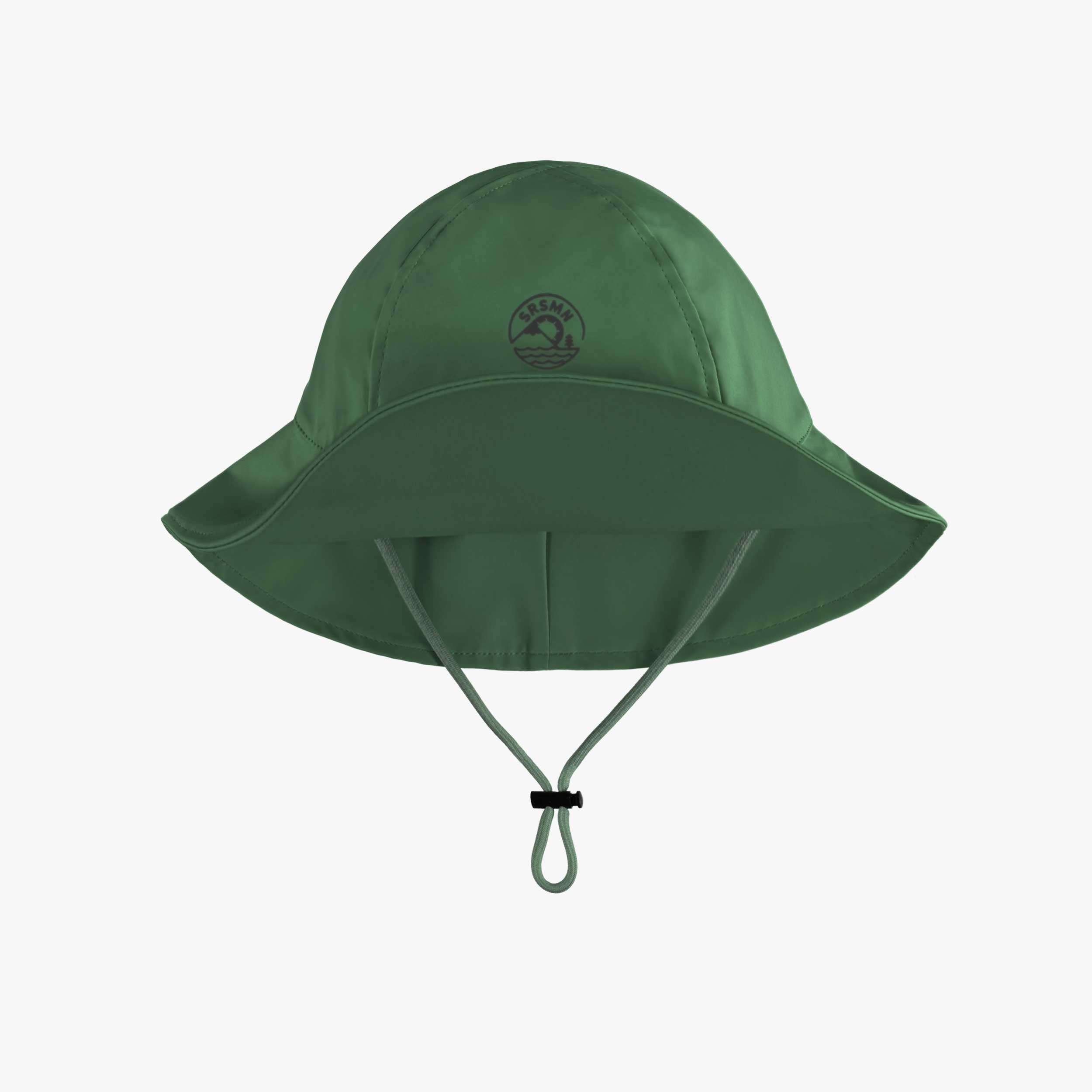 Chapeau de pluie vert, bébé