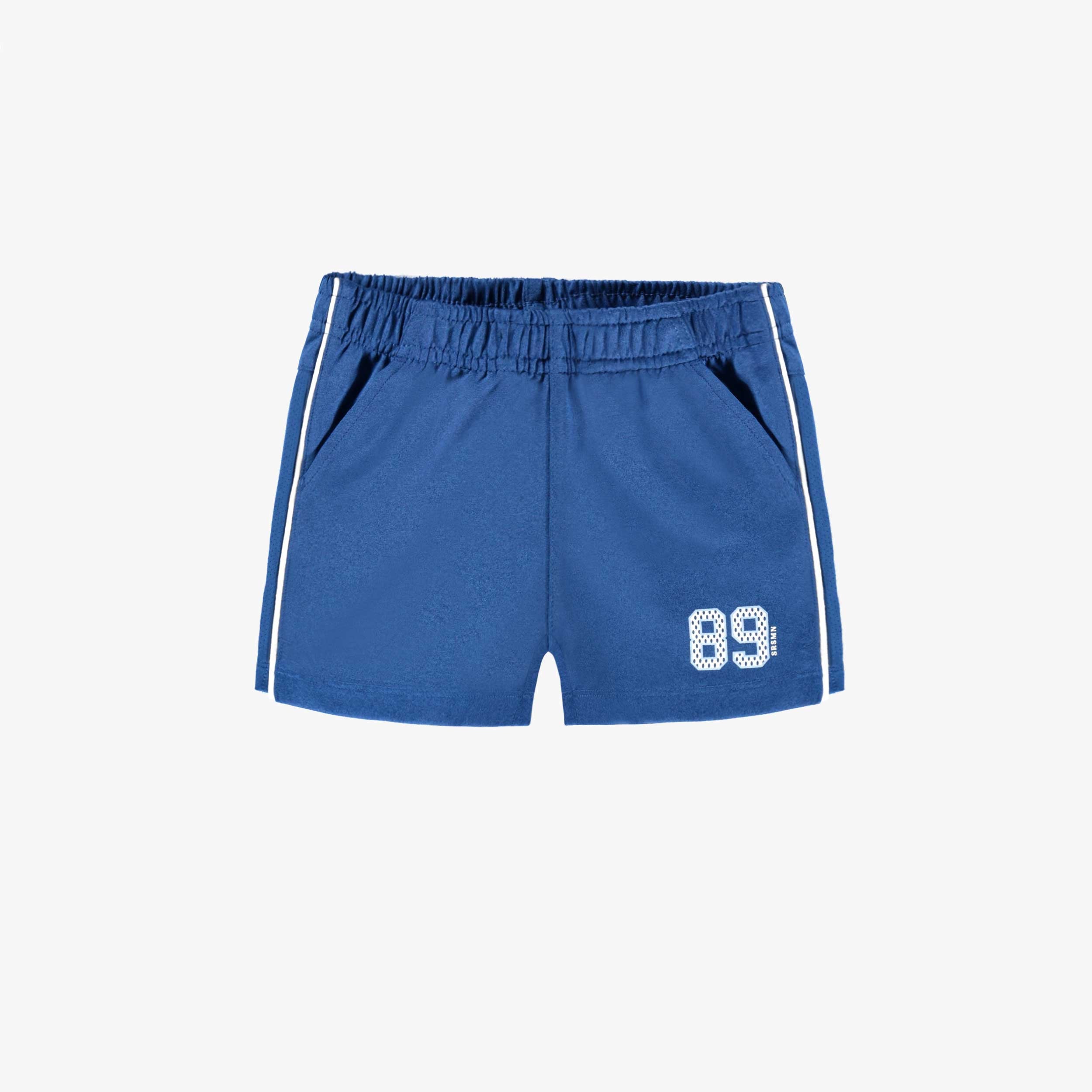 Short de sport bleu, bébé