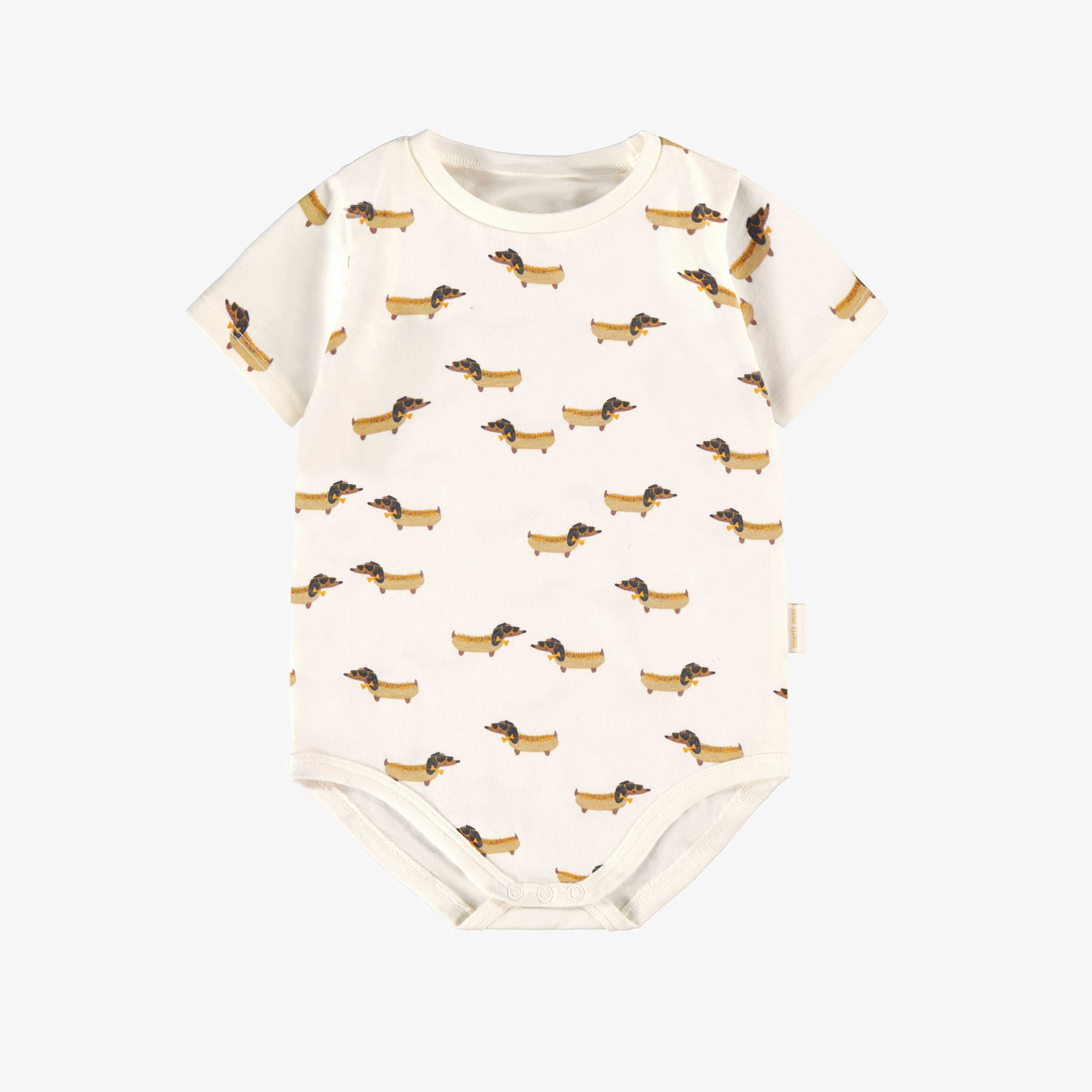 Cache-couche crème avec motifs, bébé