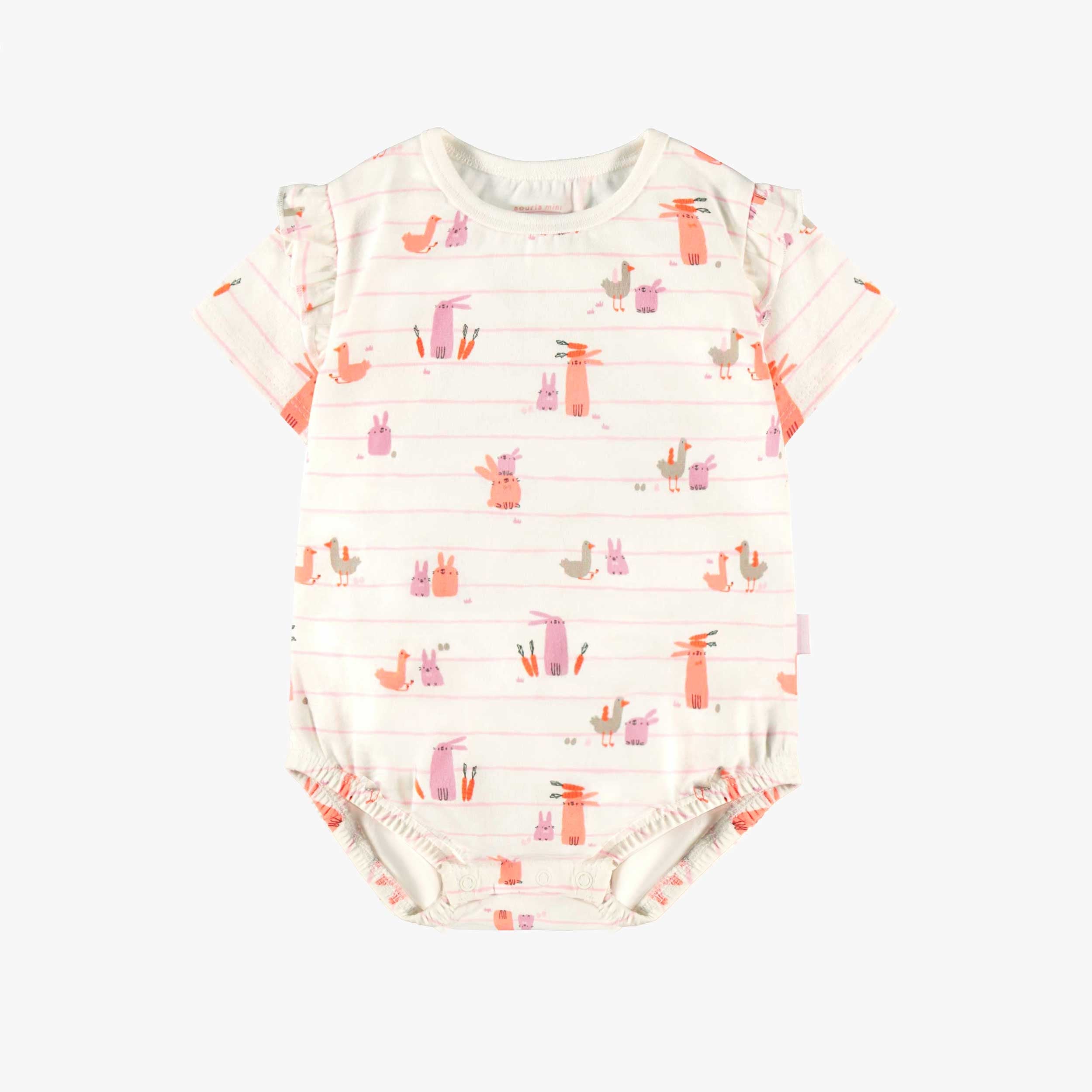 Cache-couche crème à motifs de Pâques, bébé