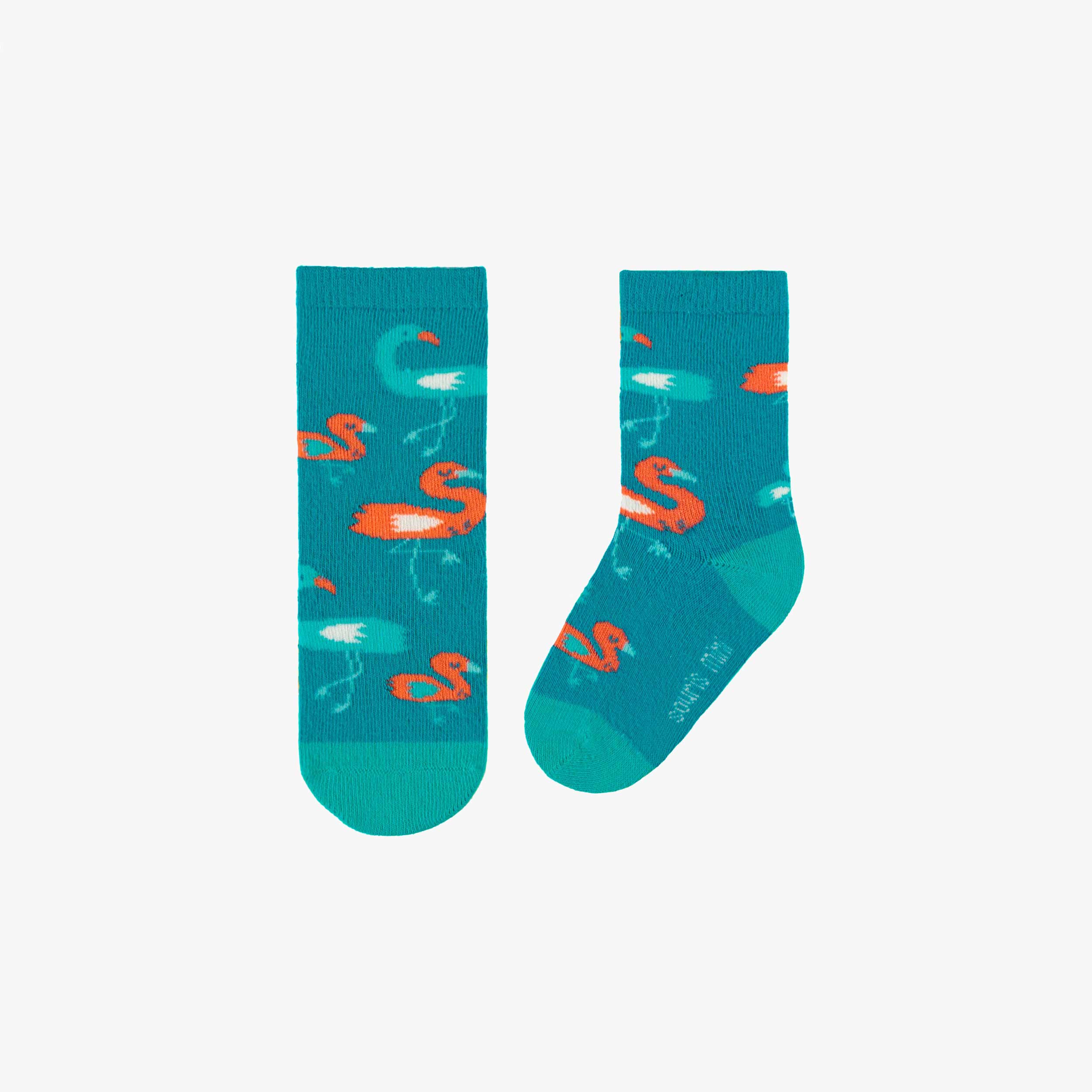 Chaussettes turquoise avec motif, bébé