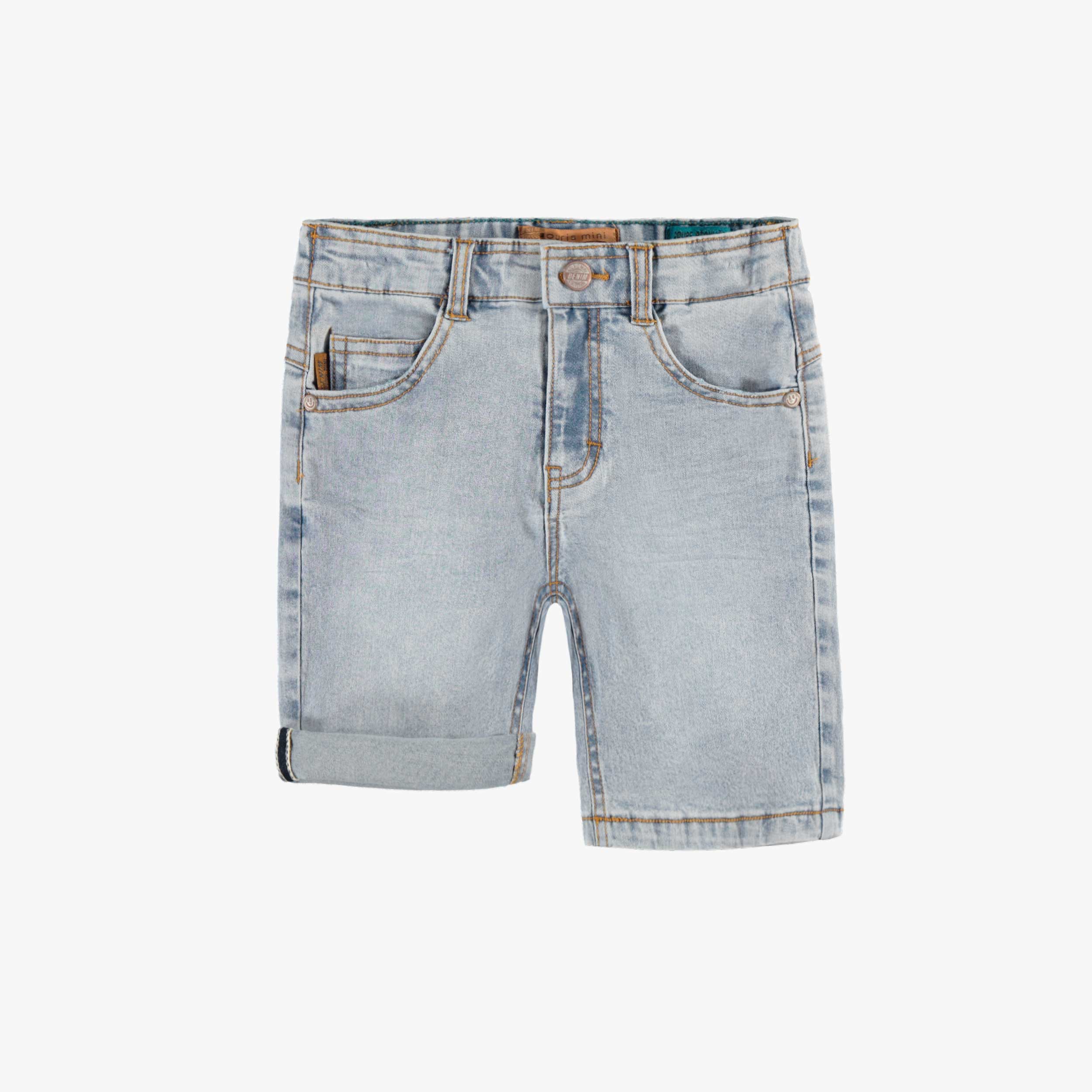 Bermuda en denim bleu pâle, enfant