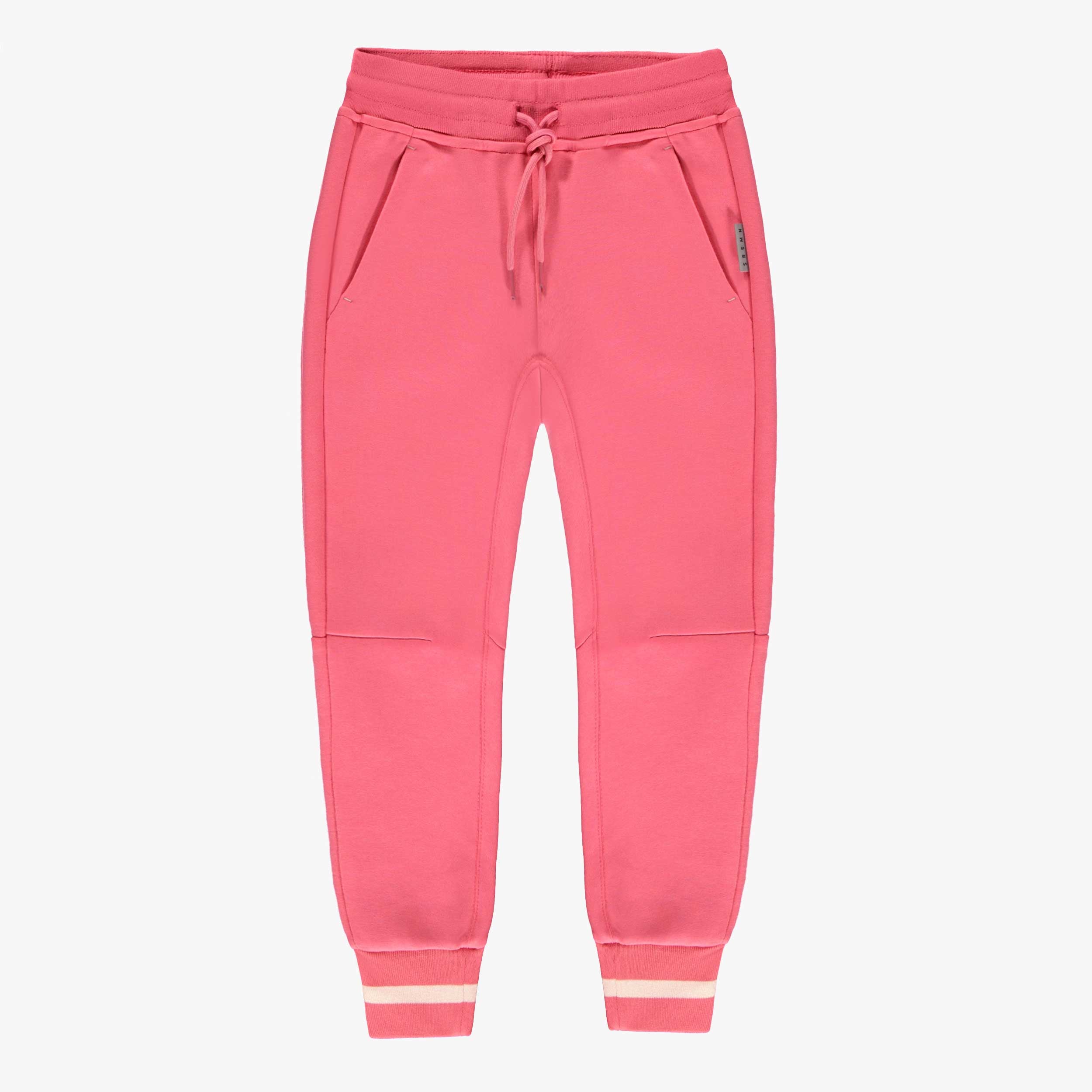 Pantalon rose style jogger, enfant