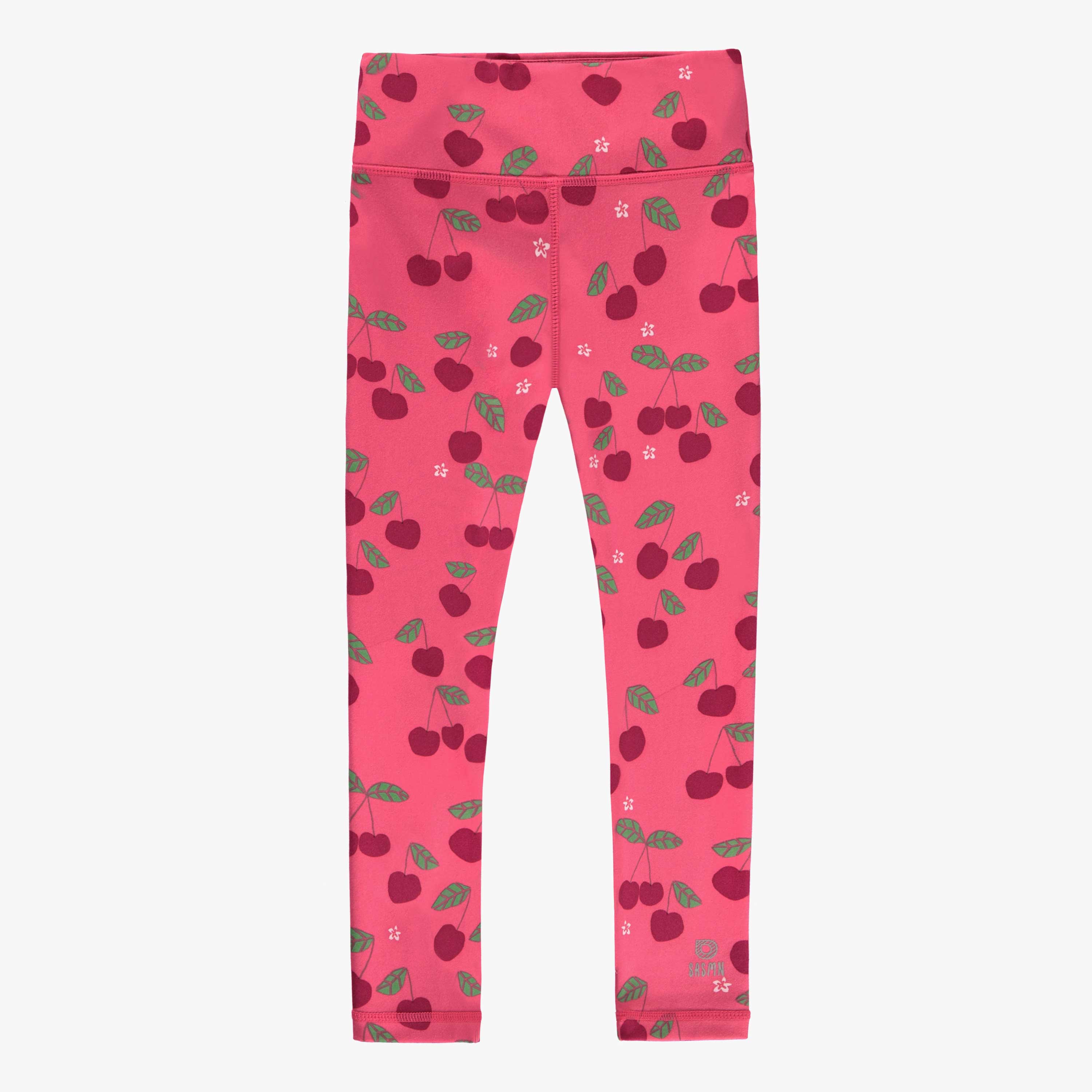 Legging de sport rose à motifs, enfant