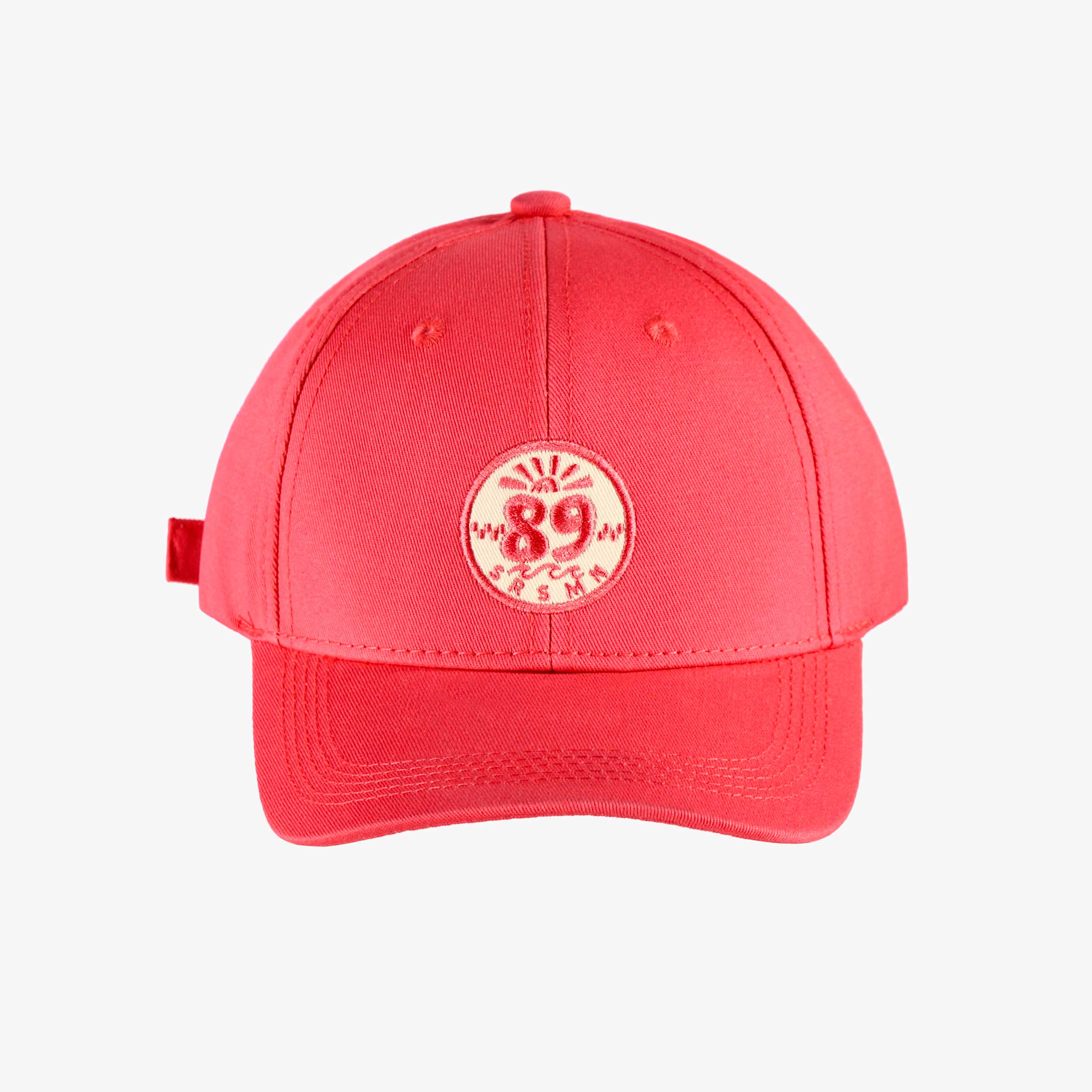Casquette rose à visière arrondie, enfant