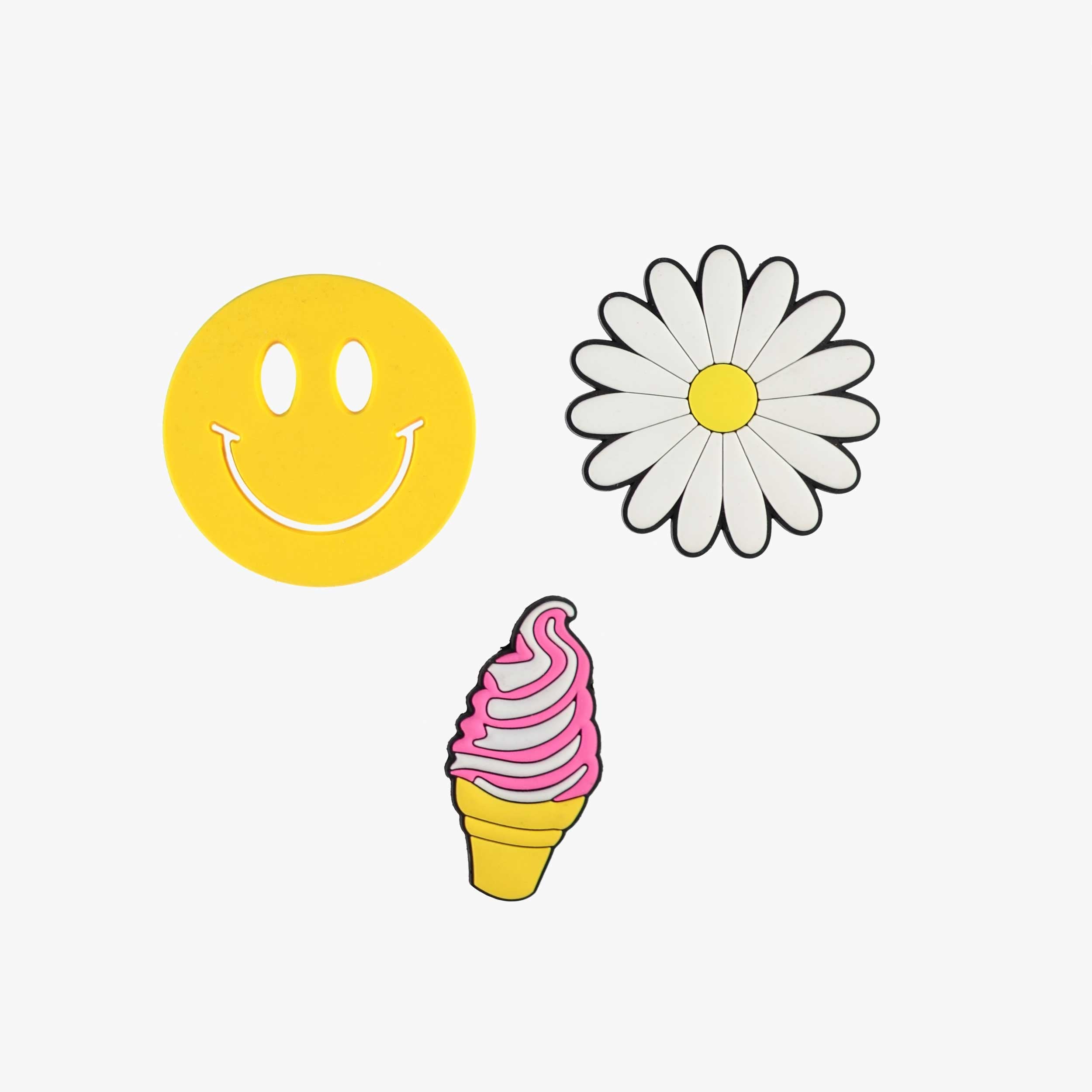 Trio d'accessoires décoratifs pour sac fourre-tout de plage, enfant