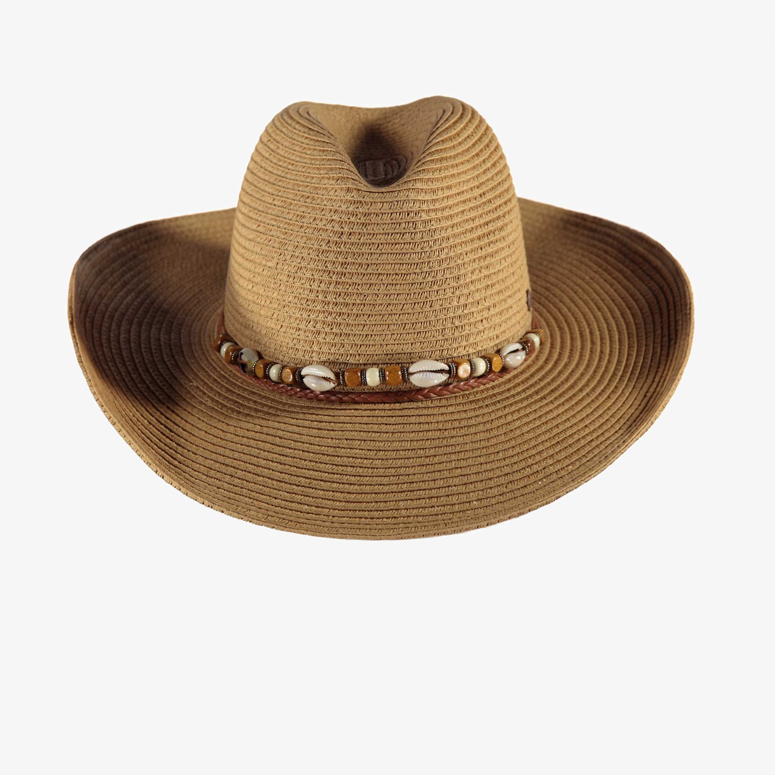 Chapeau de cowboy en paille, enfant
