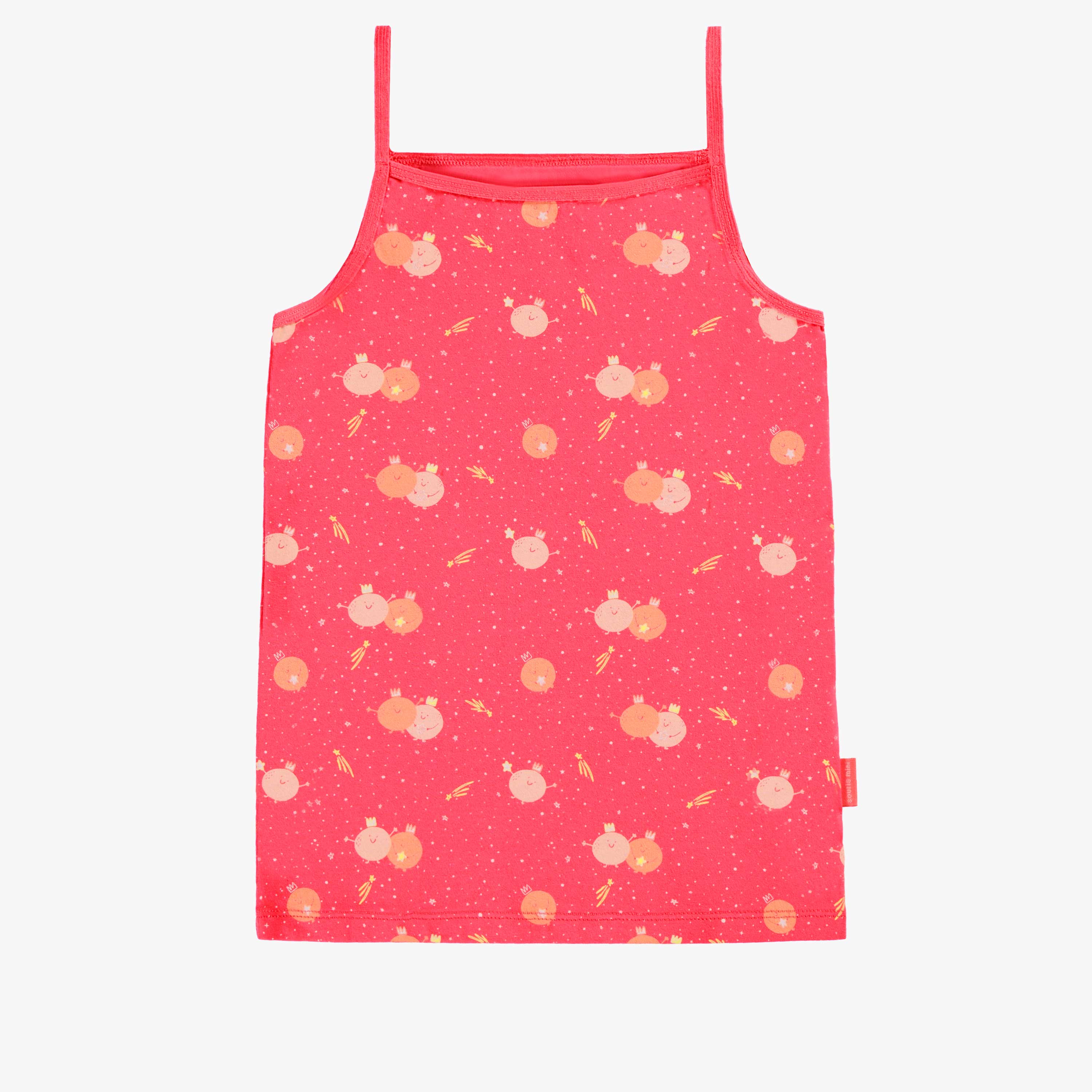 Camisole rose à motifs de planètes, enfant