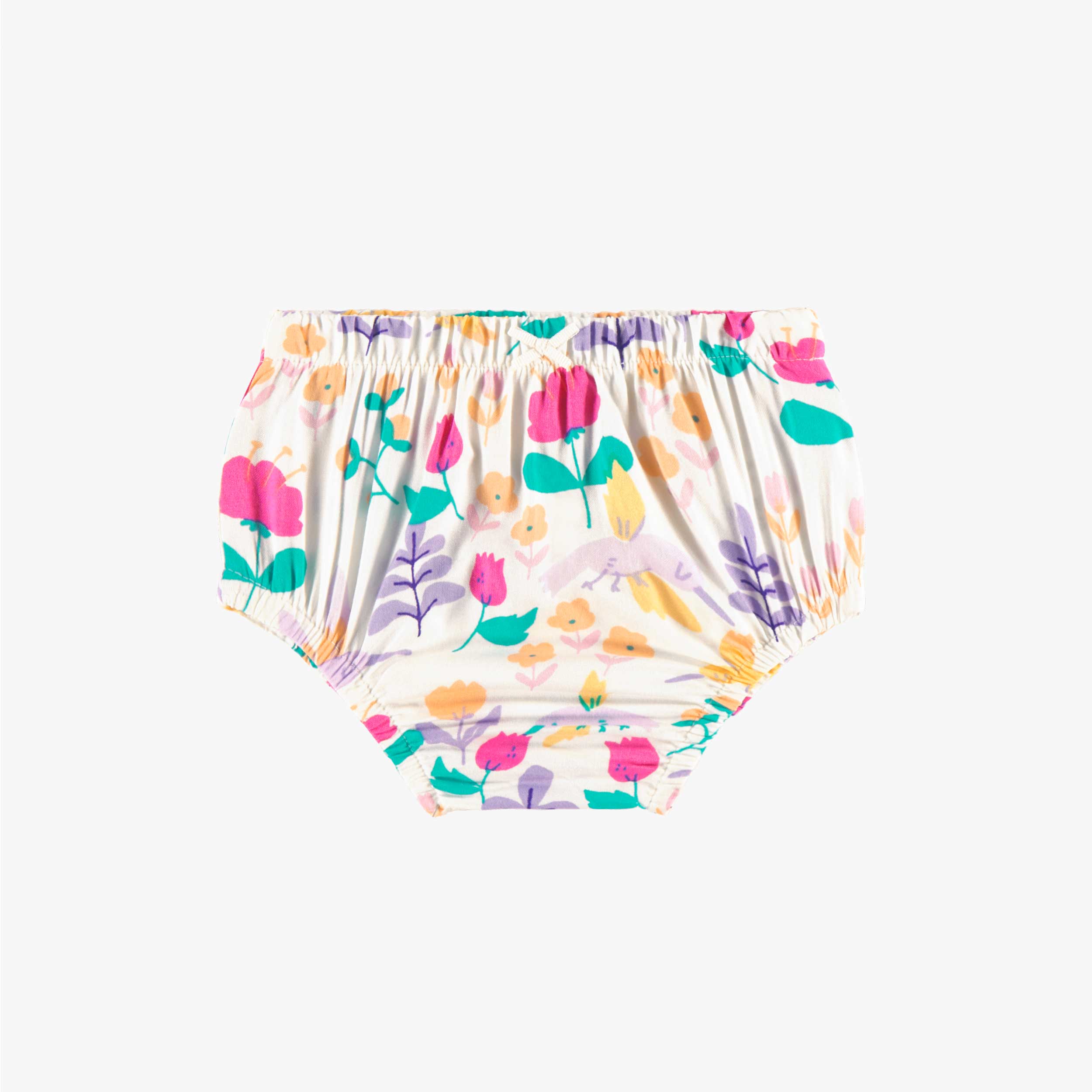 Bloomer blanc à motifs, bébé