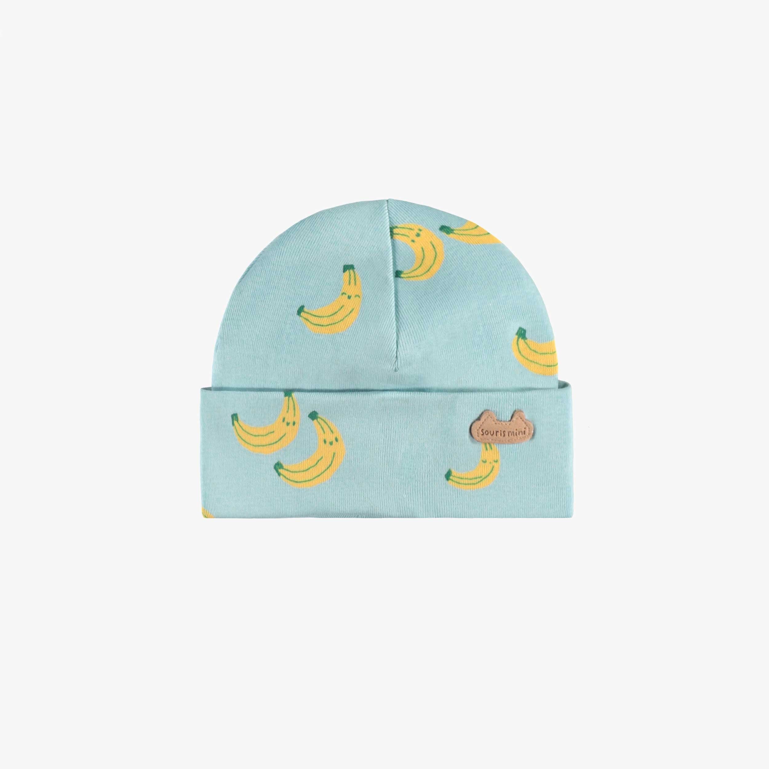 Bonnet bleu à motifs, naissance