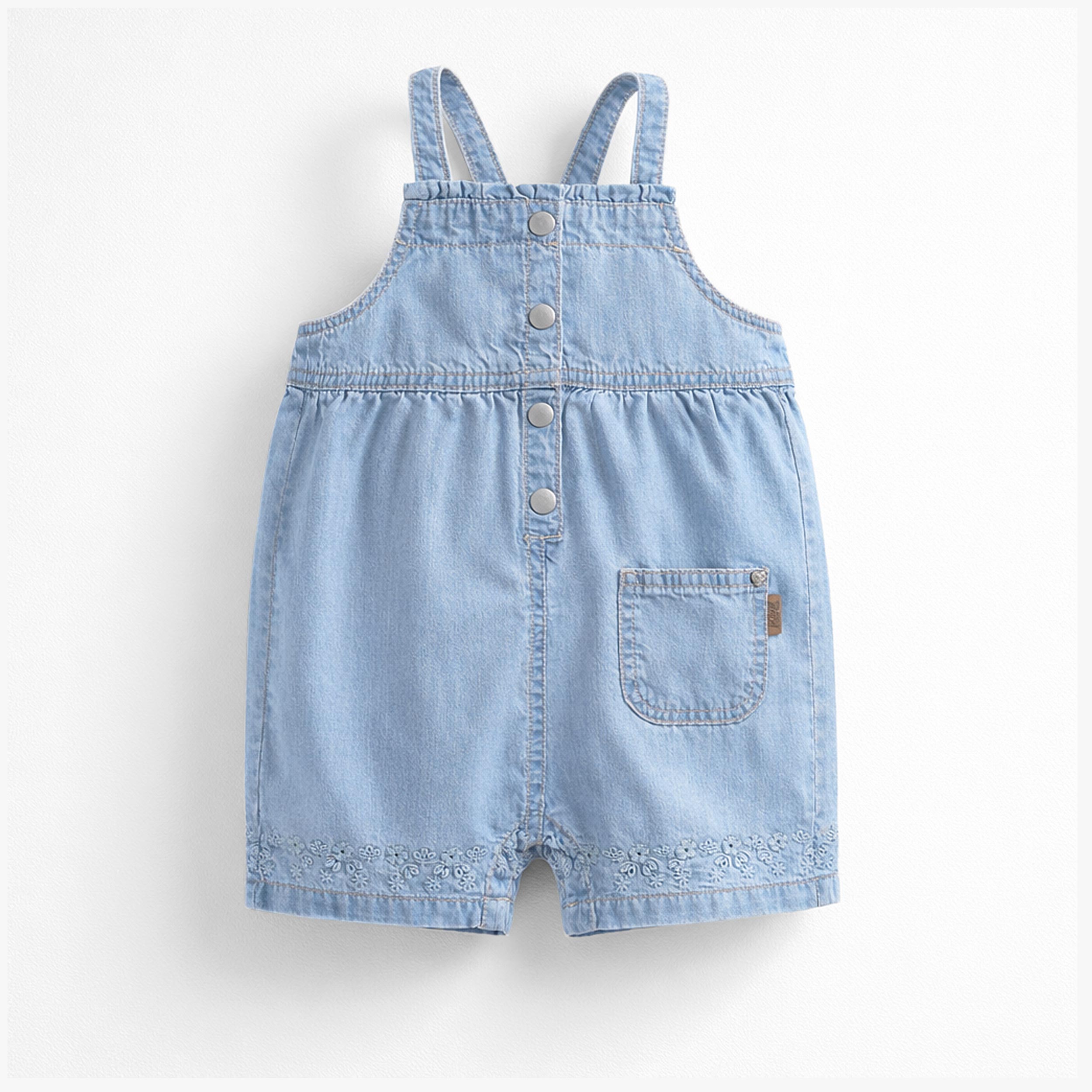 Salopette en denim léger, bébé - Souris Mini