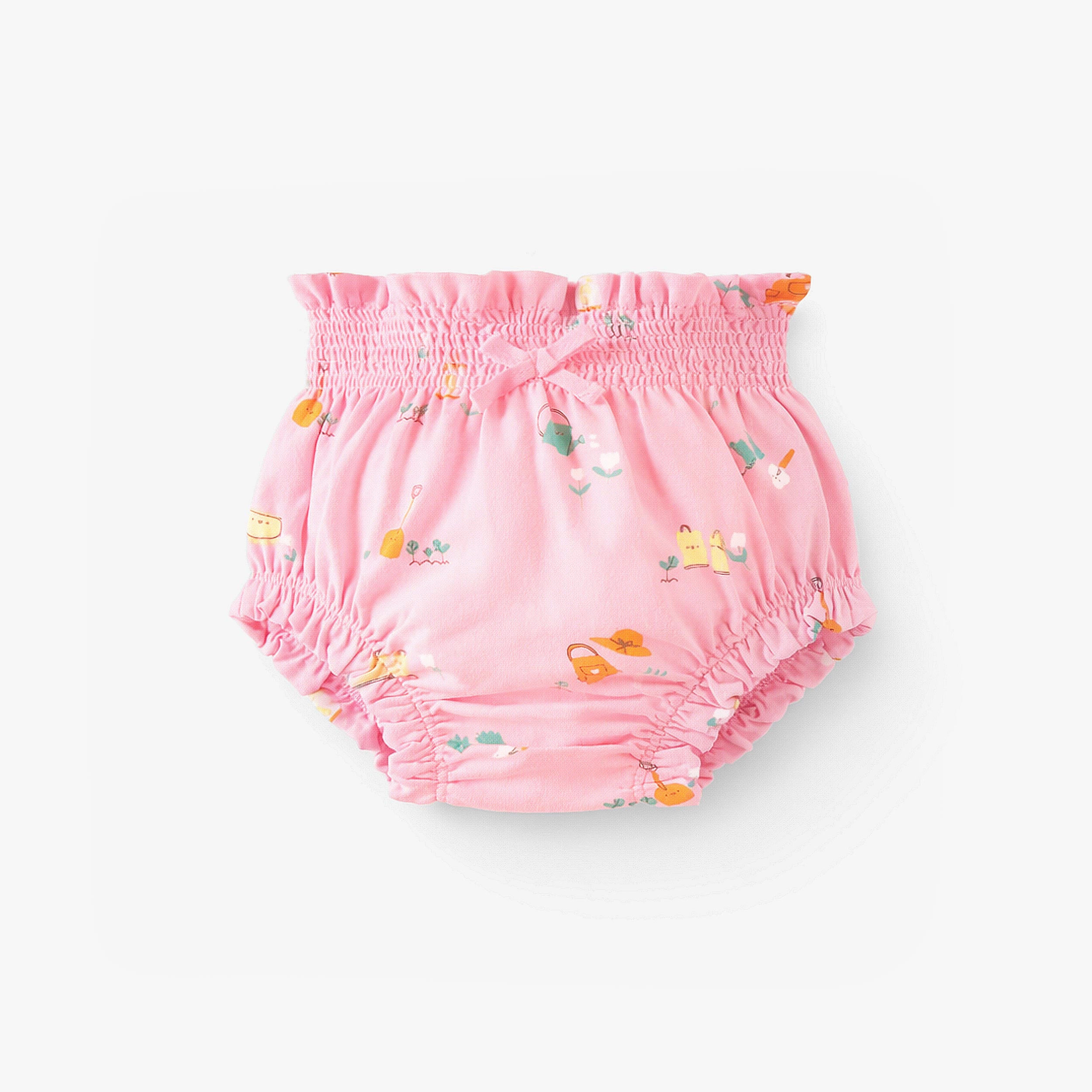 Short bouffant rose à motifs, naissance - Souris Mini