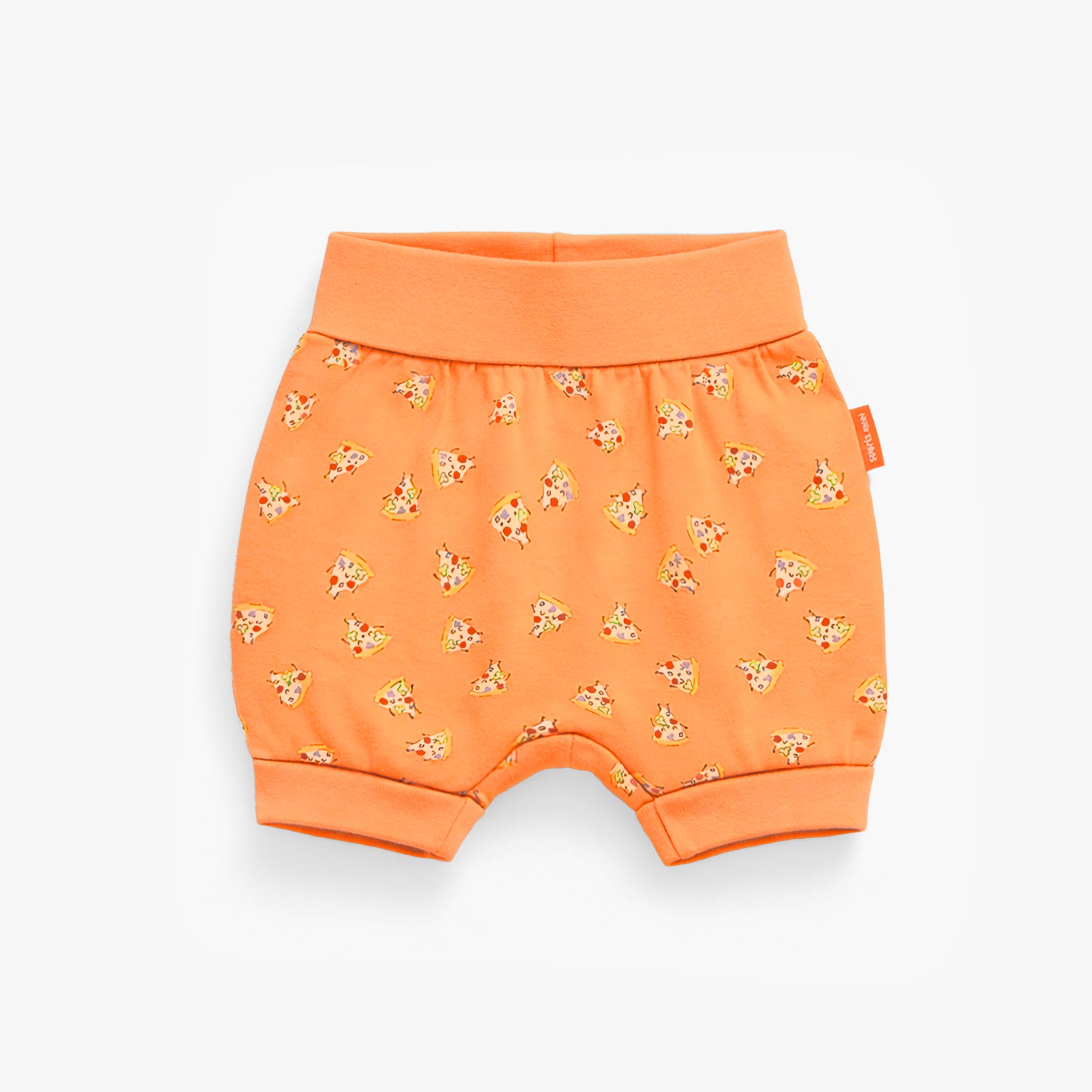 Short évolutif orange à motifs de pizzas, bébé - Souris Mini