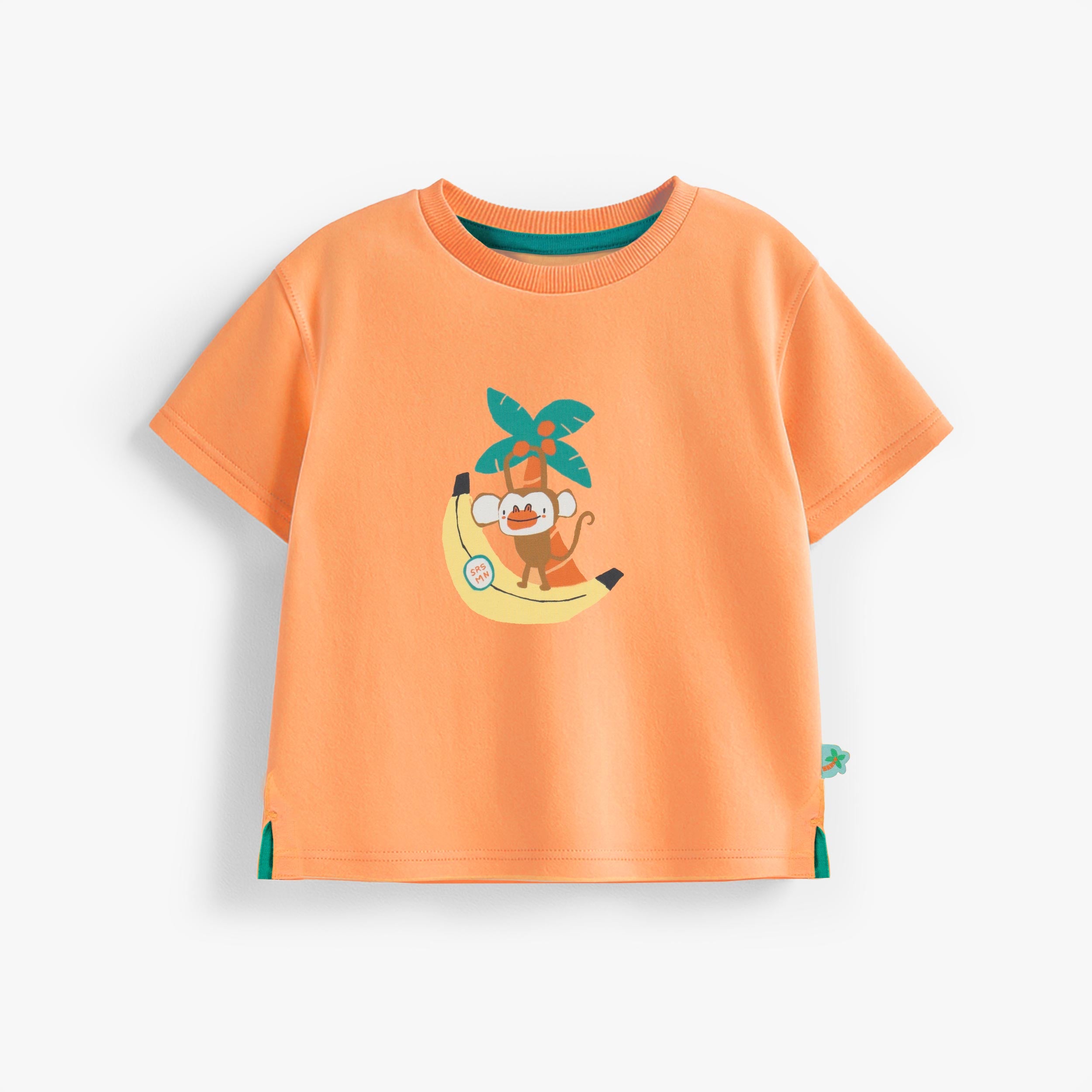 T-shirt orange avec illustration, bébé - Souris Mini