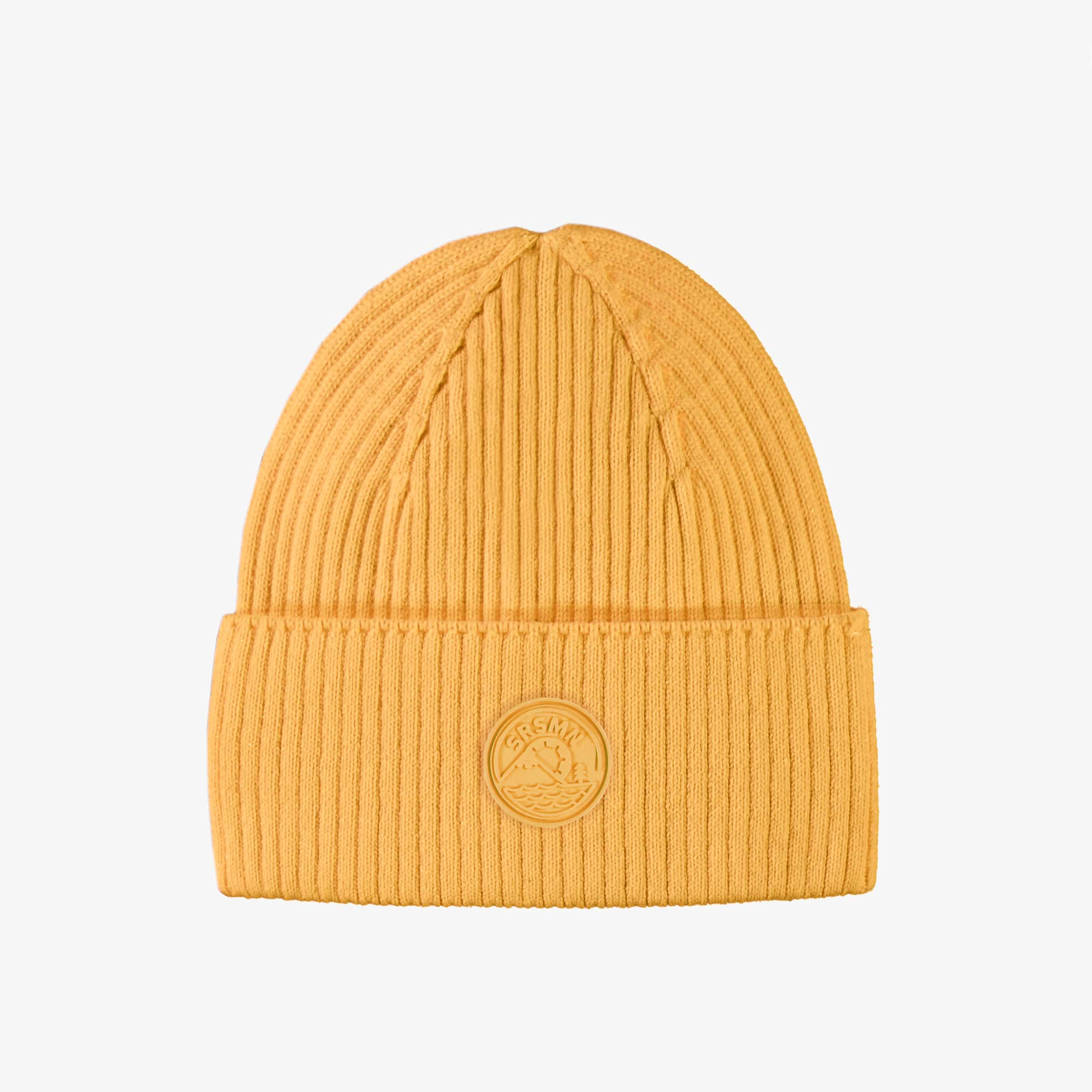 Tuque jaune foncé en tricot, enfant - Souris Mini
