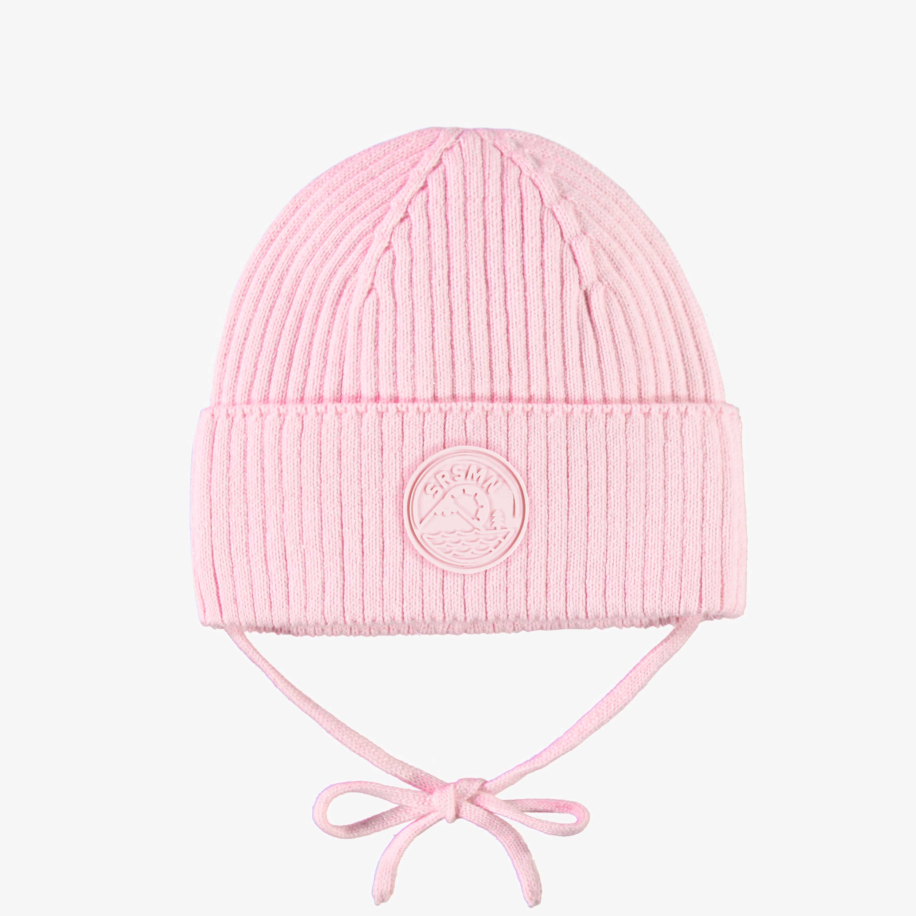 Tuque rose scintillant en tricot, bébé - Souris Mini