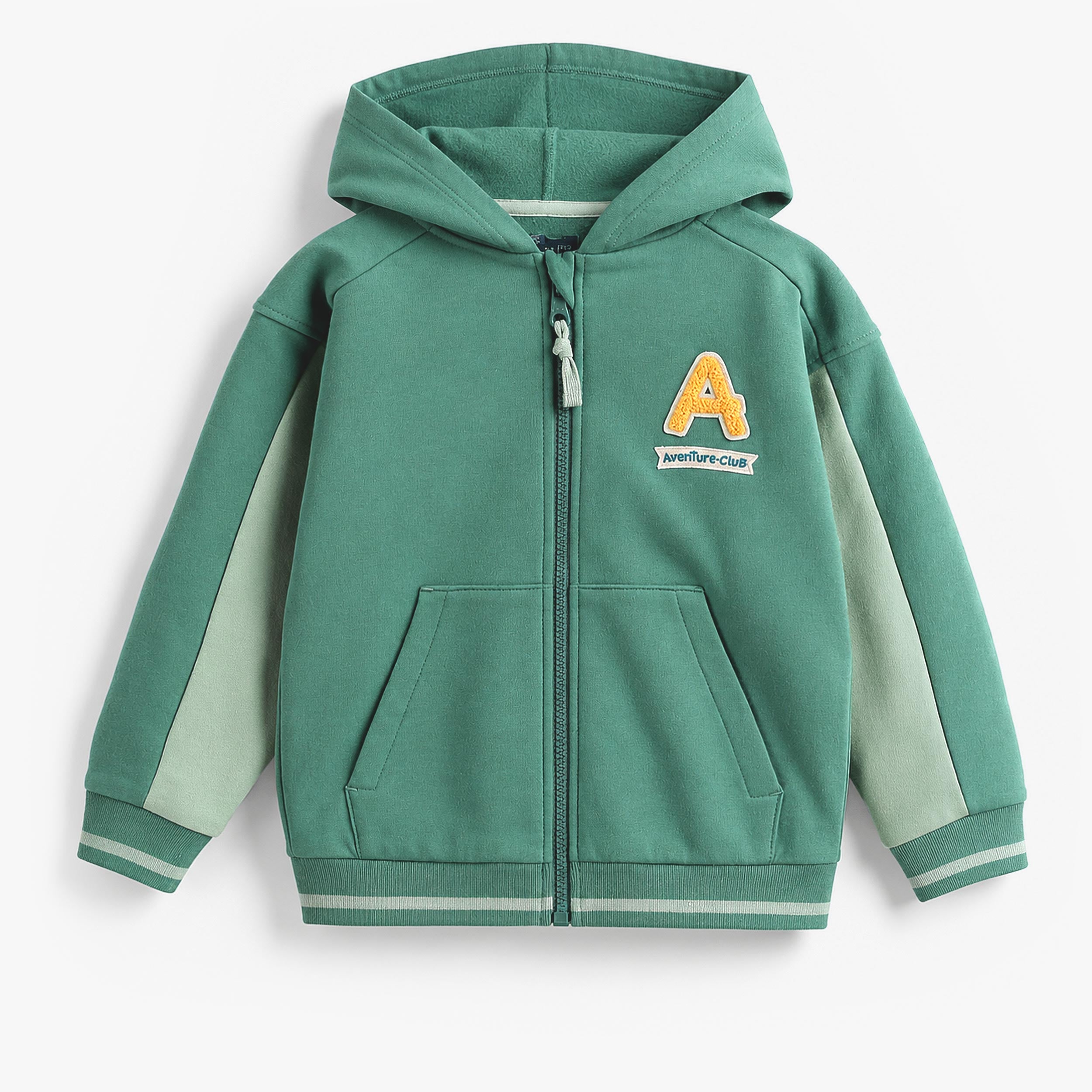Veste verte en coton ouaté, enfant - Souris Mini