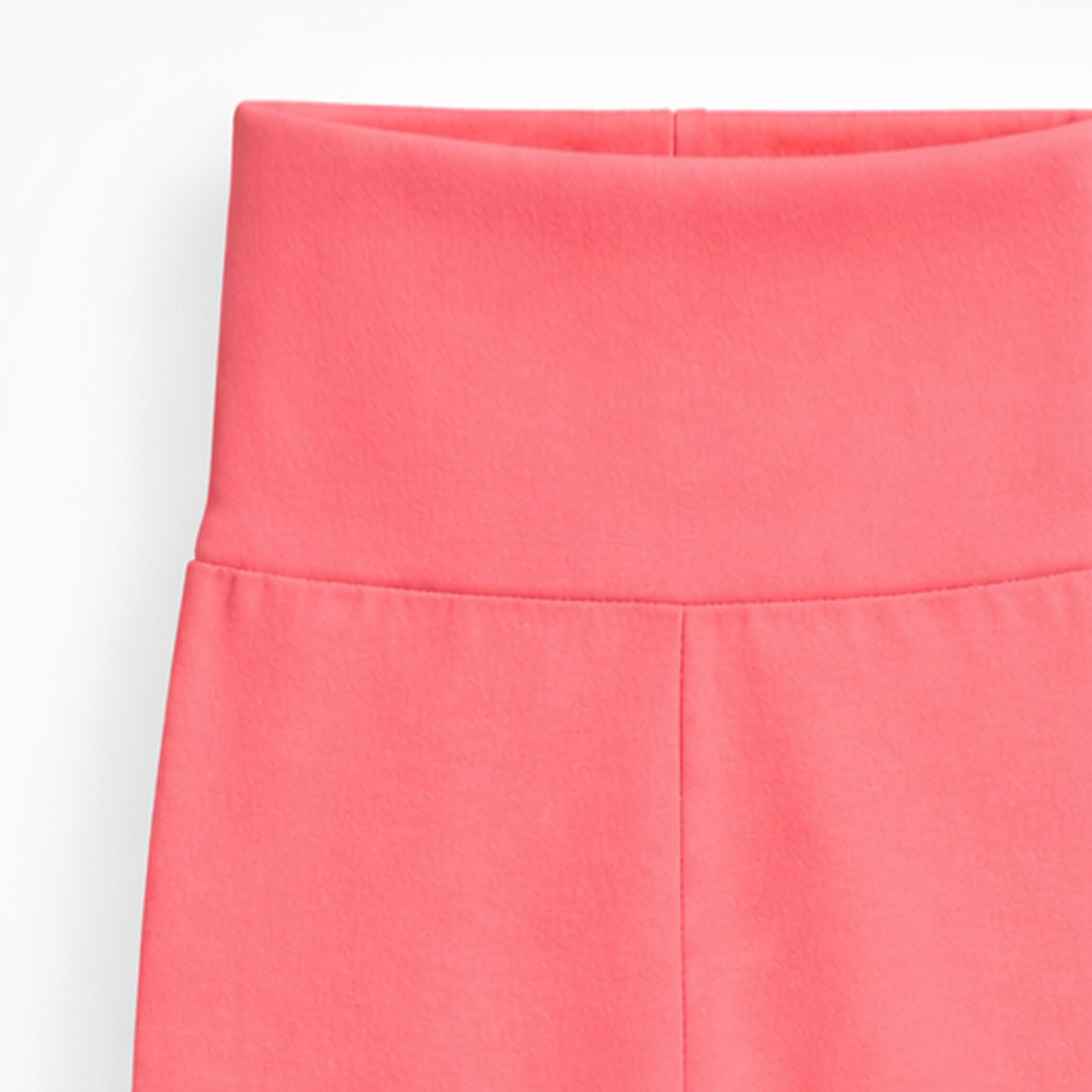 Zoom détails du pantalon évolutif rose, bébé