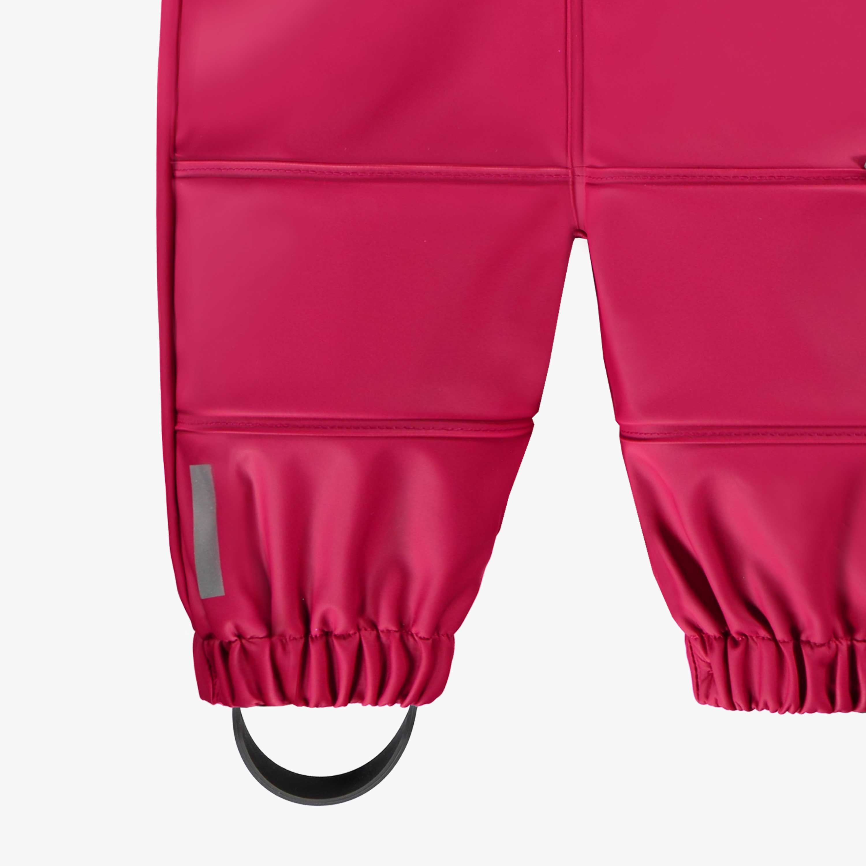 Salopette de pluie rose, bébé