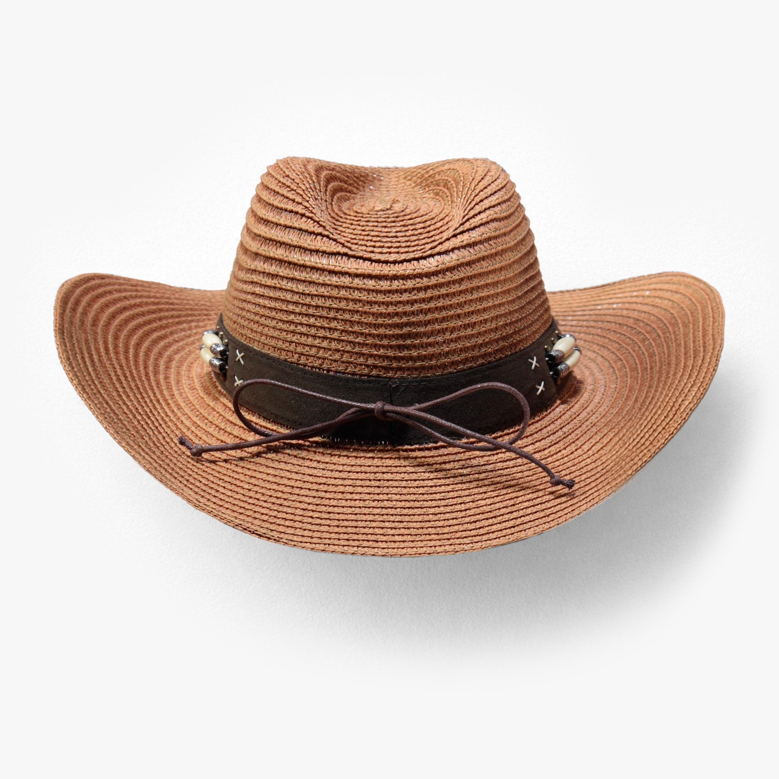 Derrière du chapeau fedora en paille, enfant