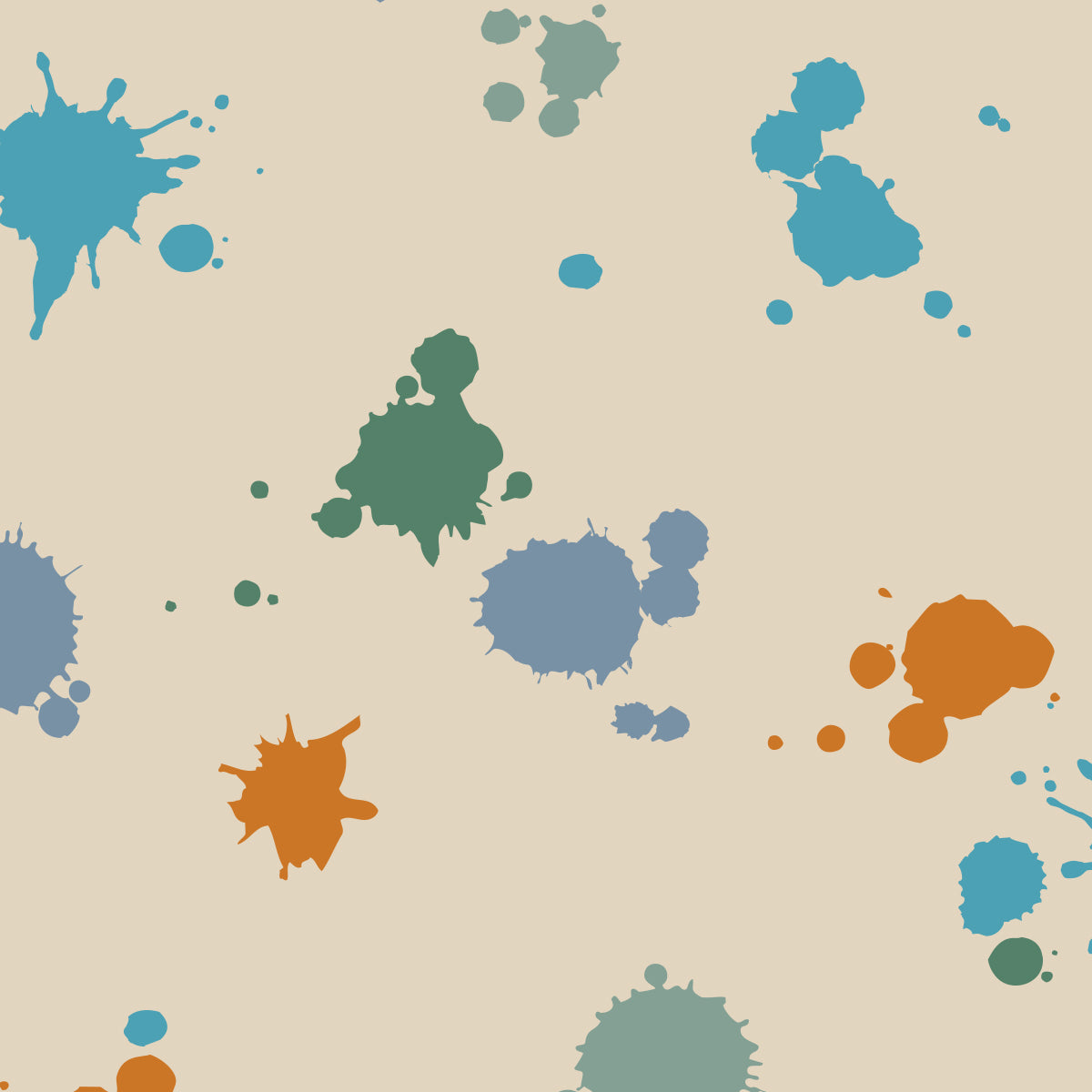 Bottes de pluie crème à motif éclaboussures