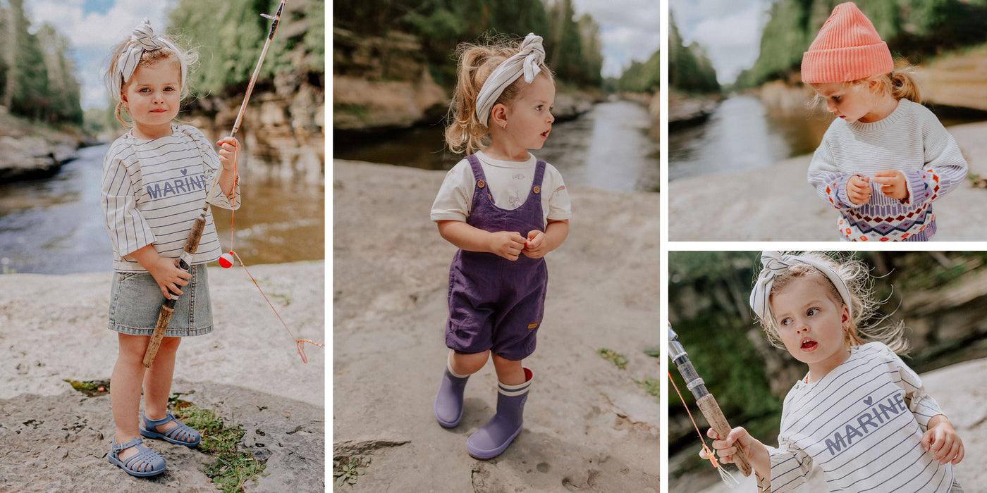 Pêche à la mouche - Bébé fille || Fly fishing - Baby girl