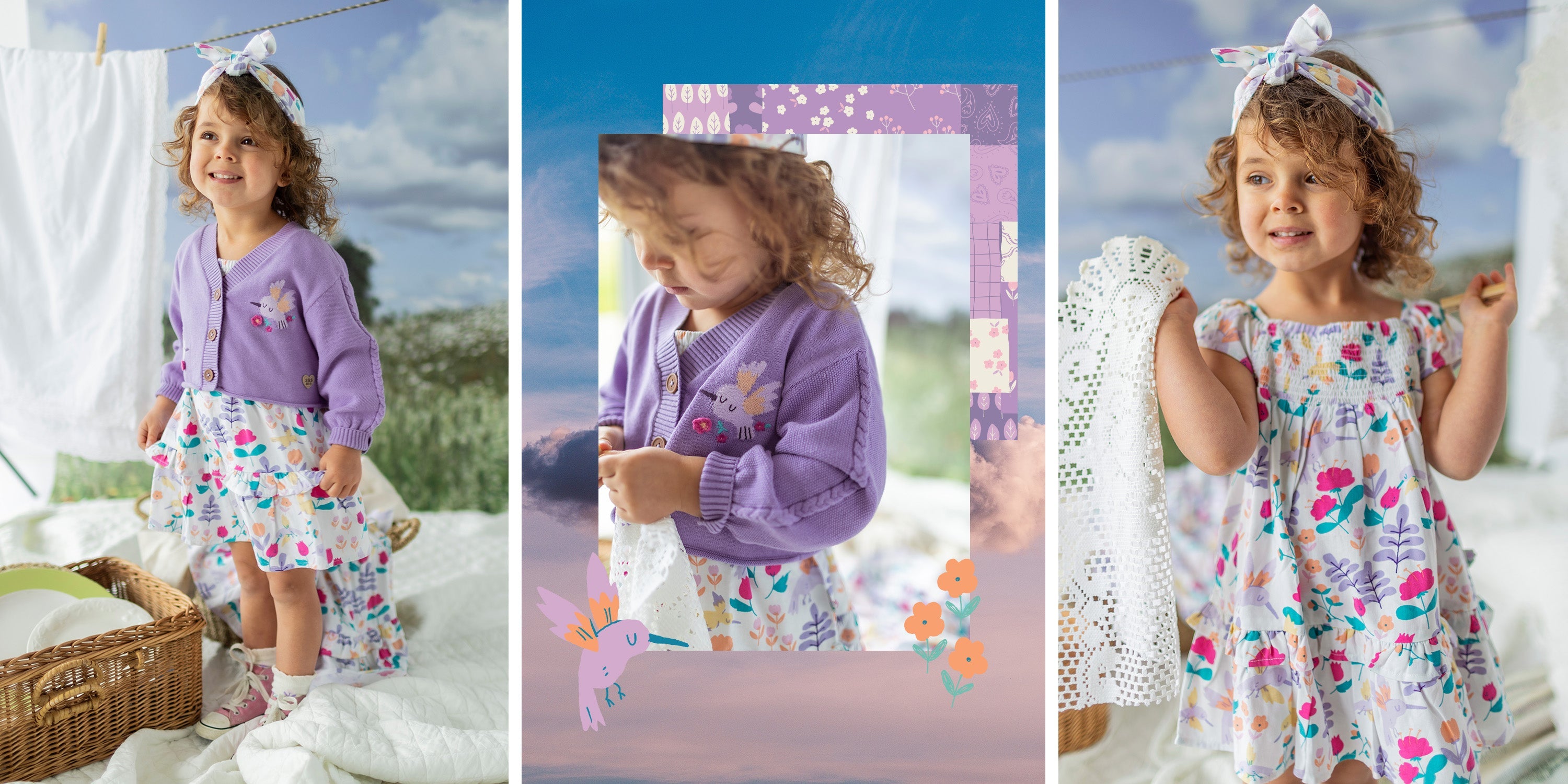 Brise d'été - Bébé fille 6-9 mois à 2-3 ans