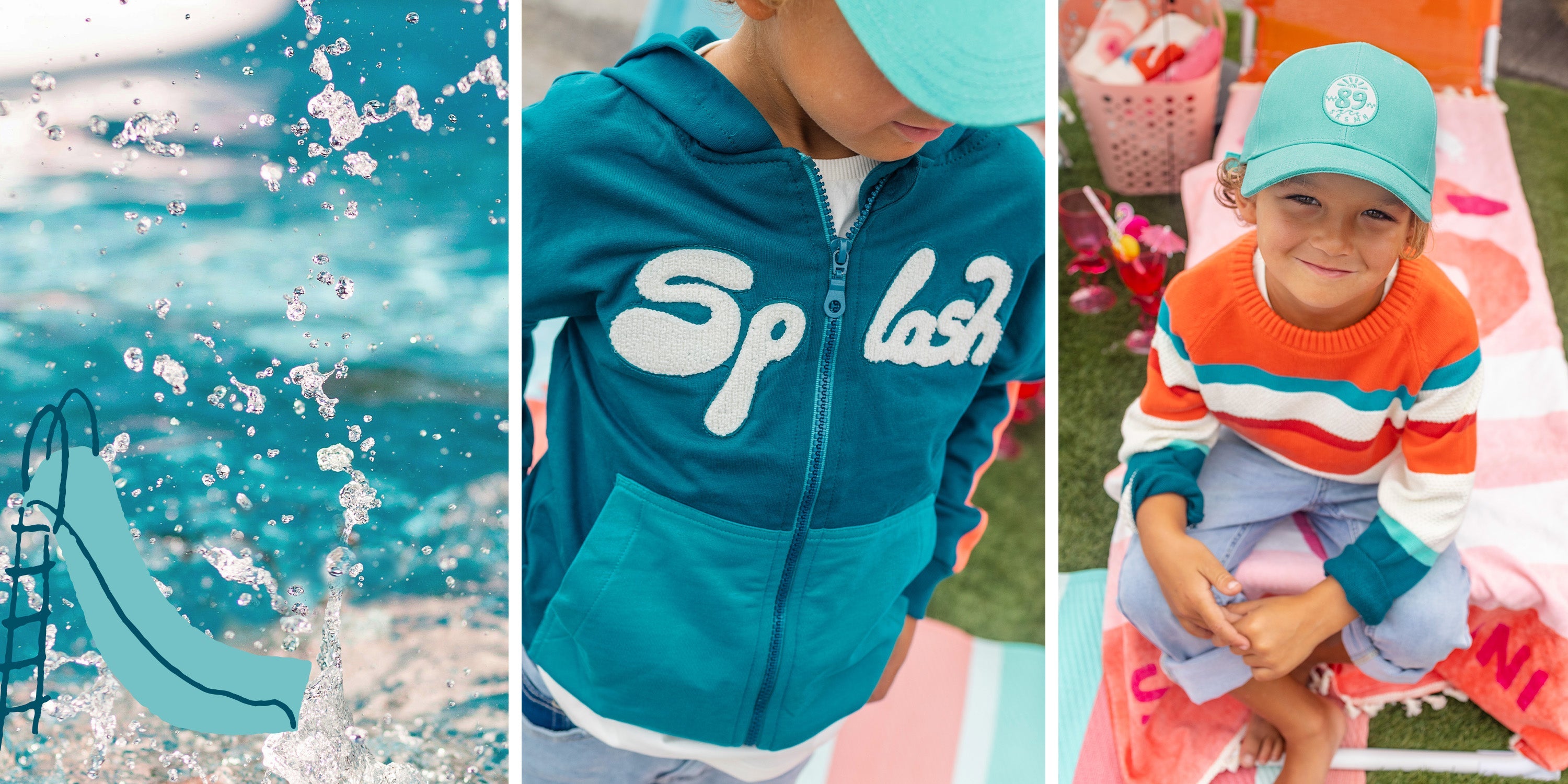 Splash & flamingo - Garçon 3 à 12 ans