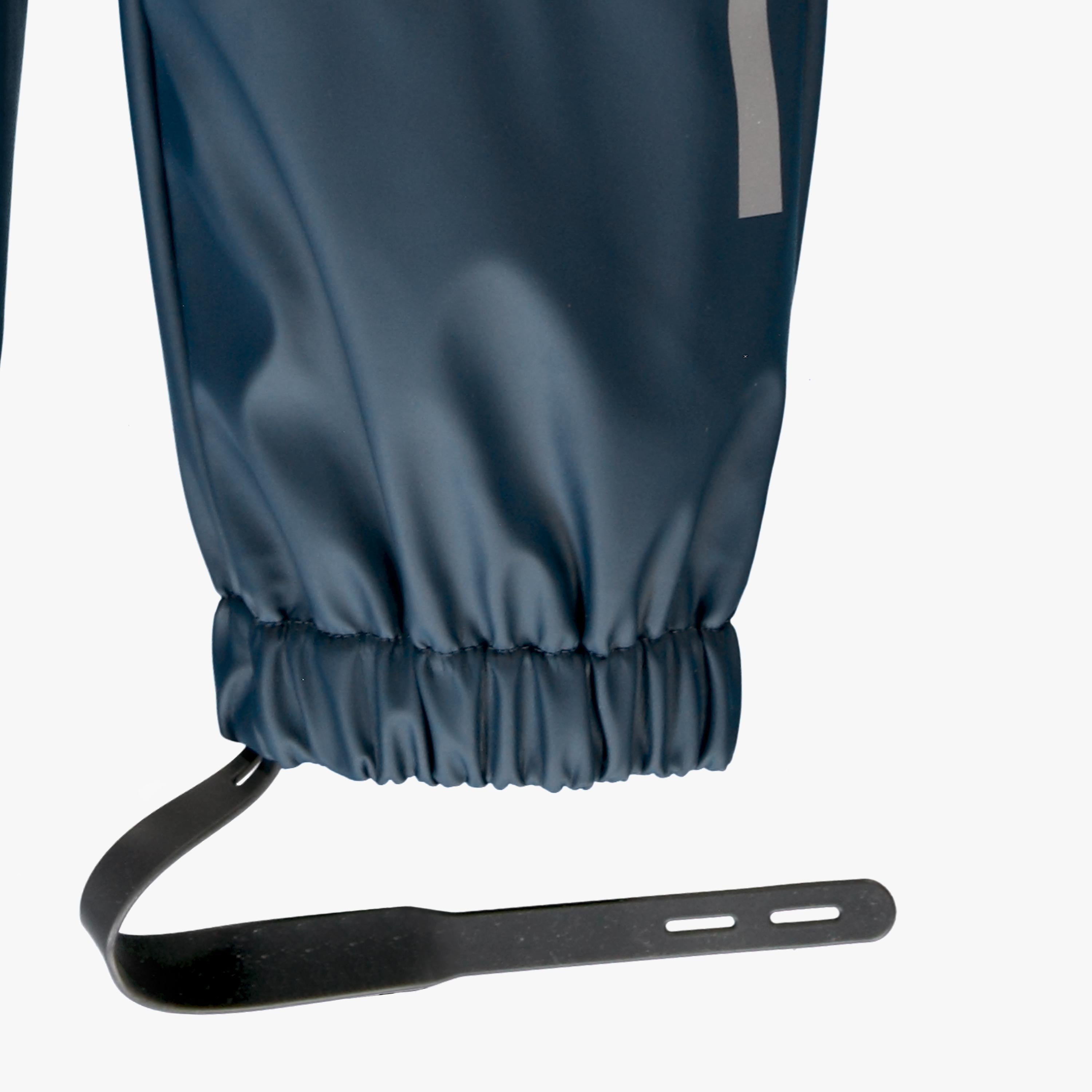 Navy rain overalls, baby 