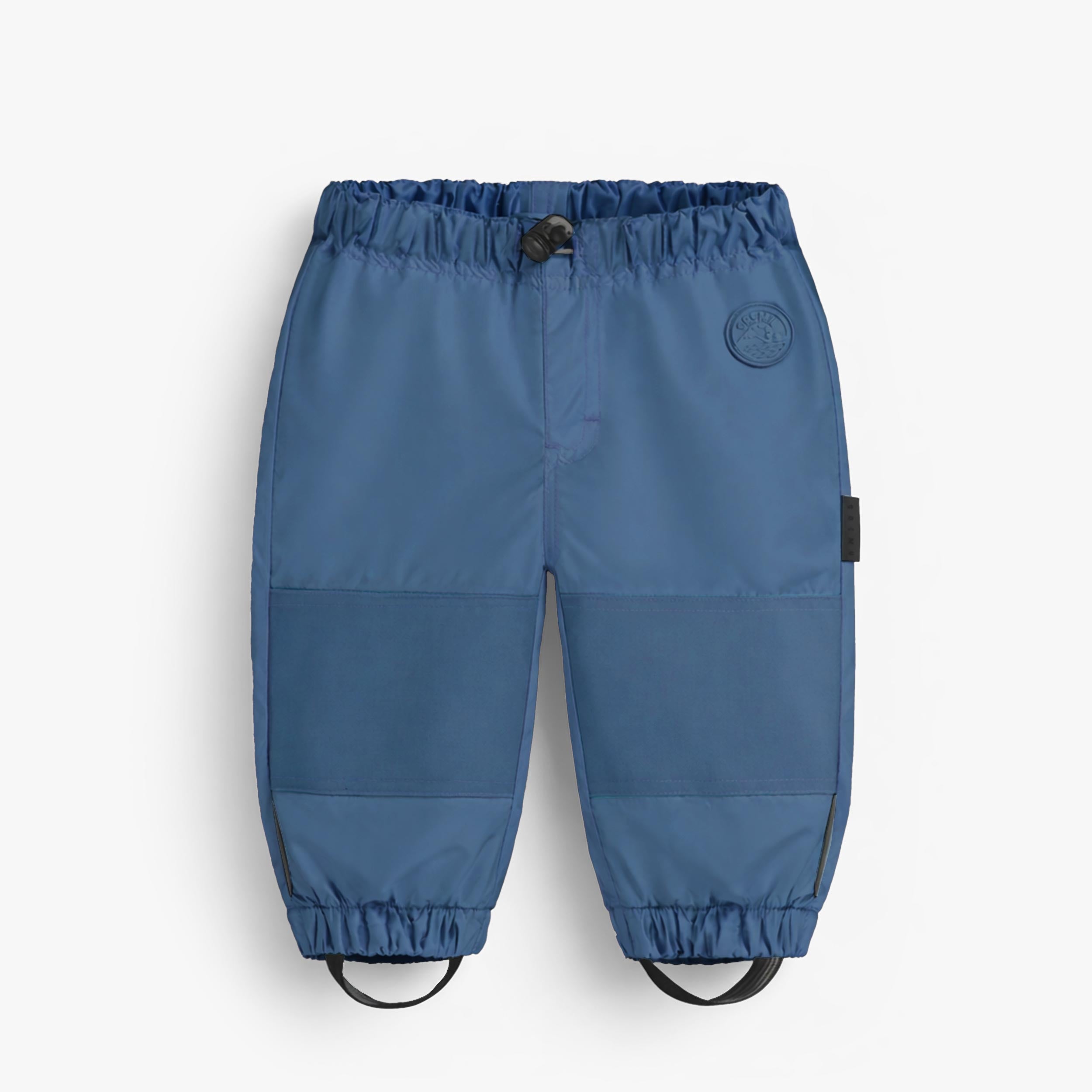 Blue mid-season outdoor pants, baby