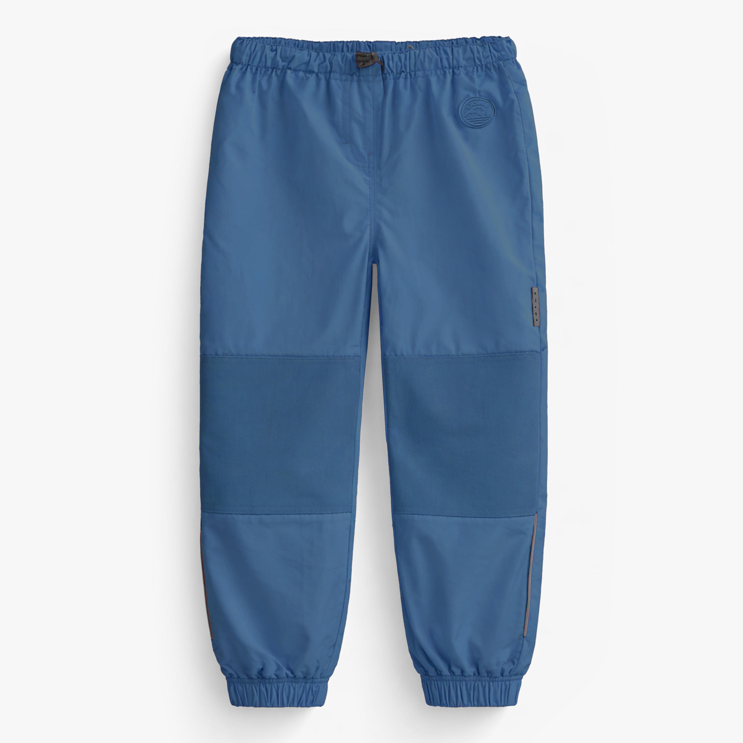 Blue mid-season outdoor pants, child