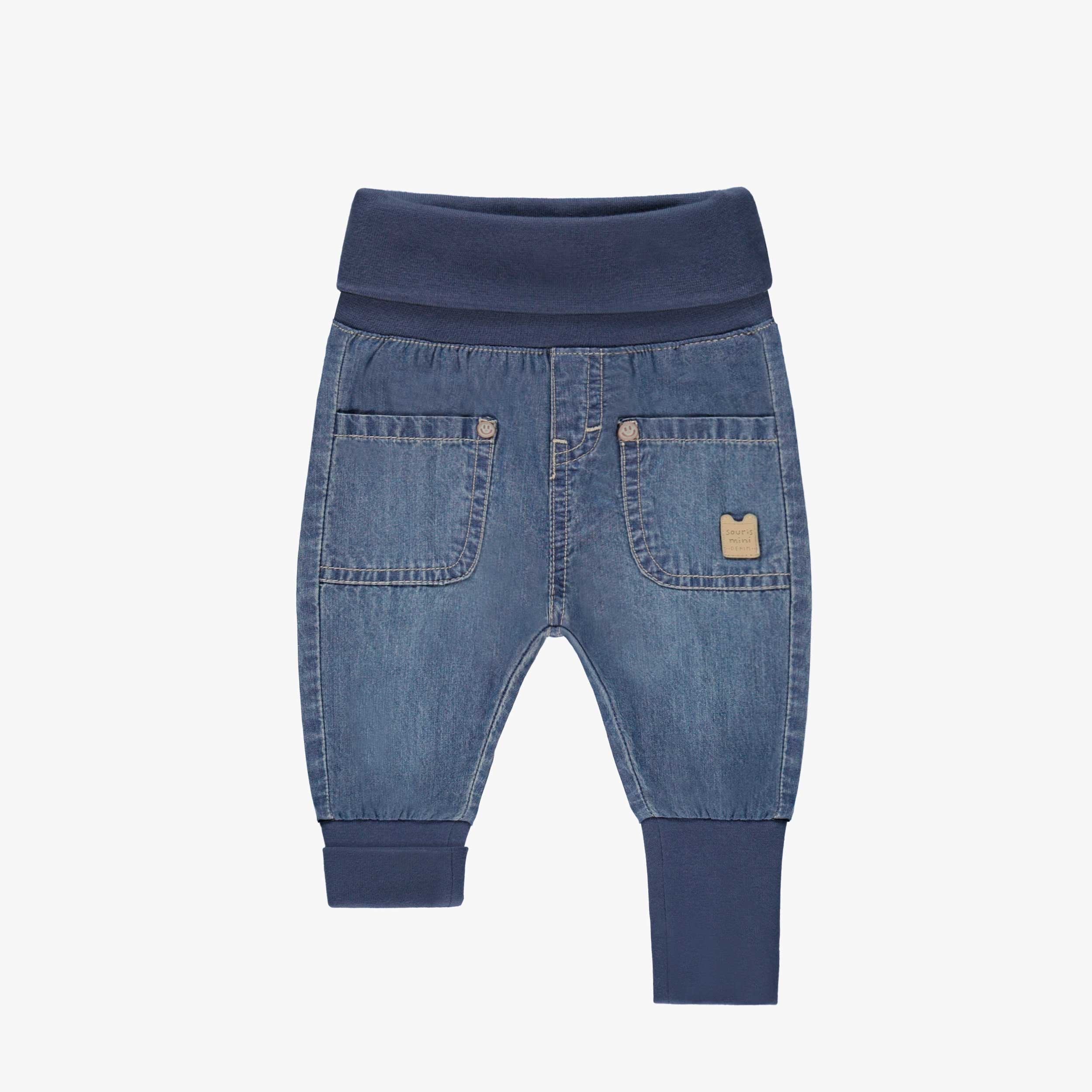 Pantalon évolutif en denim léger, naissance  
