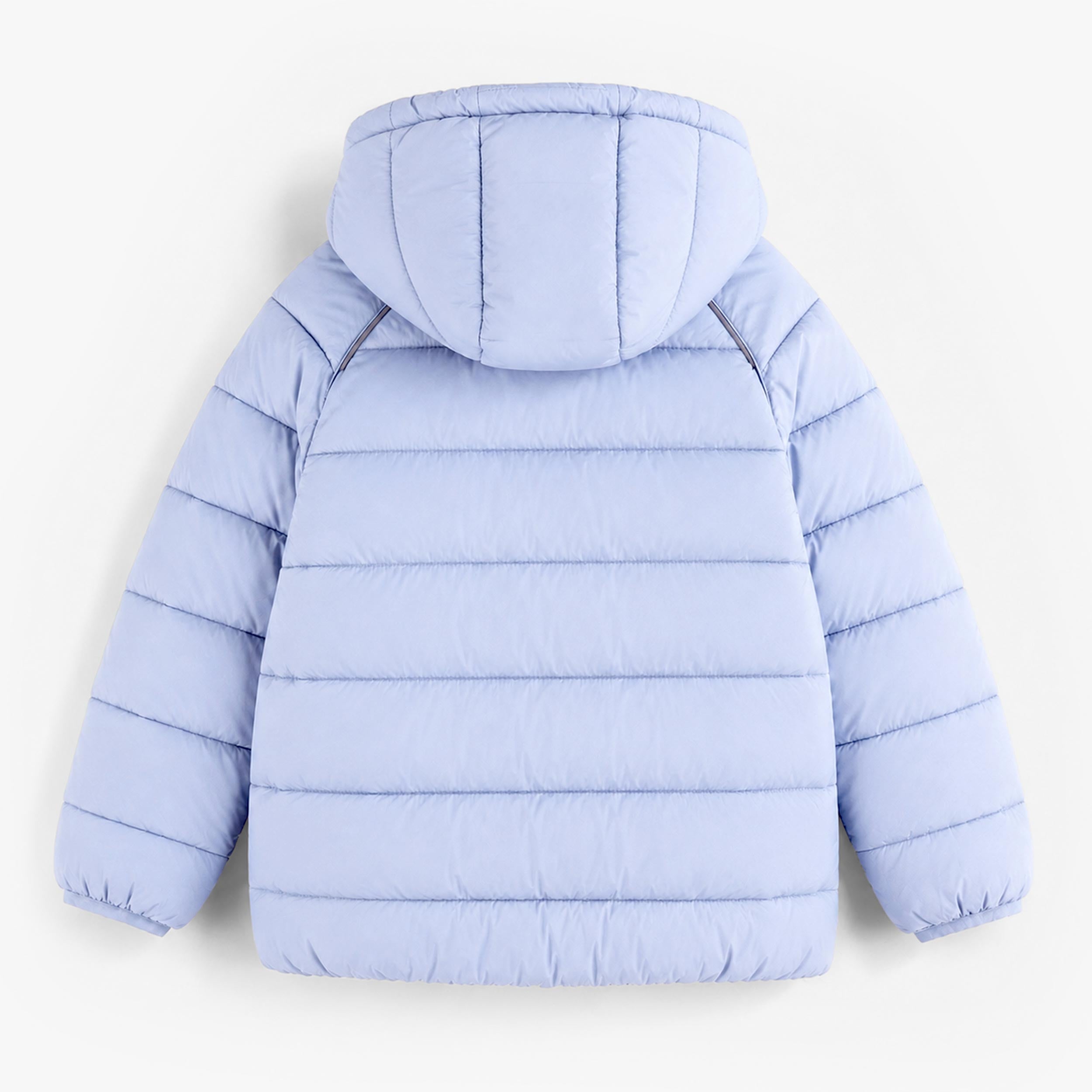 Light blue puffer jacket, child