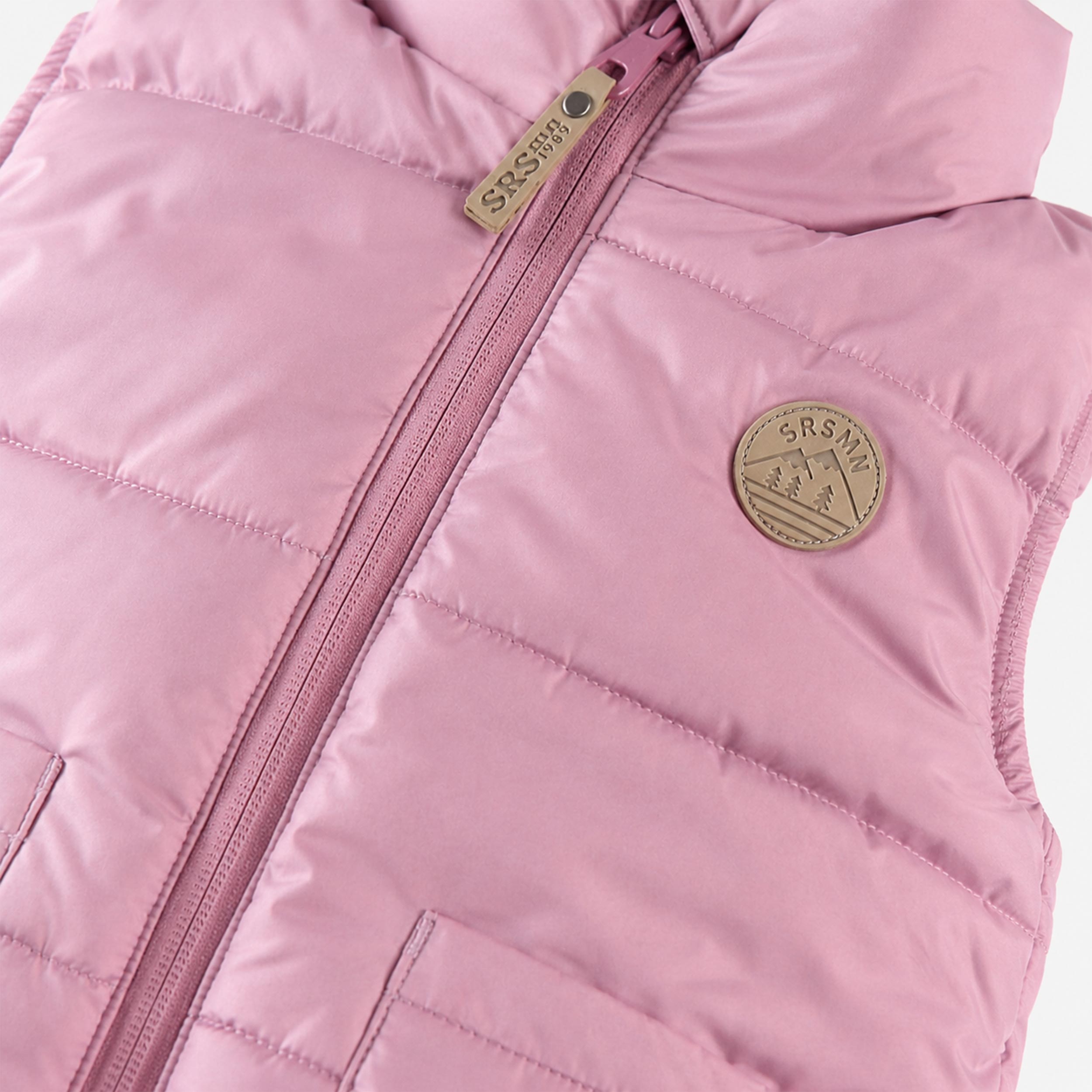 Veste sans manches rose, bébé