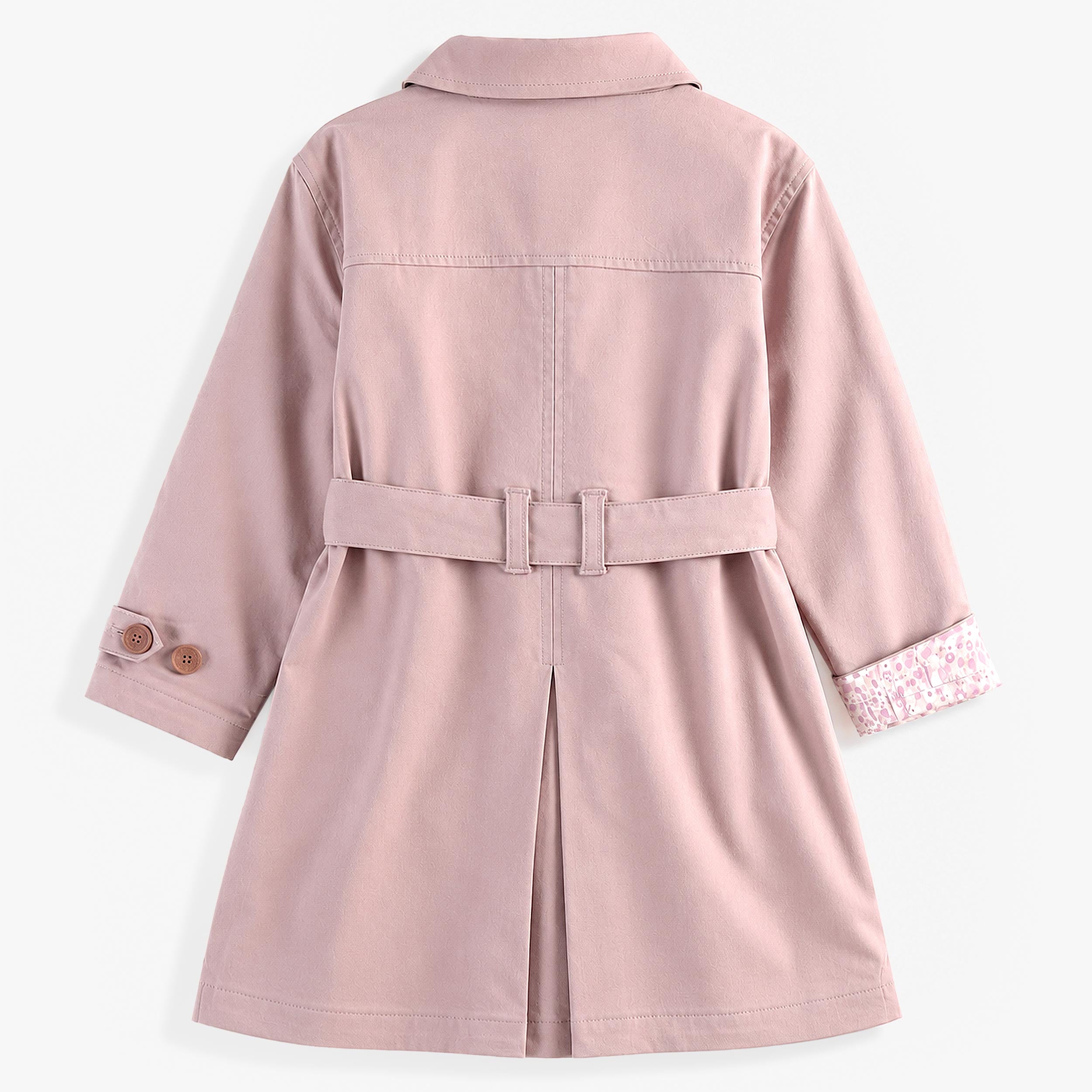 Pink trench coat, child