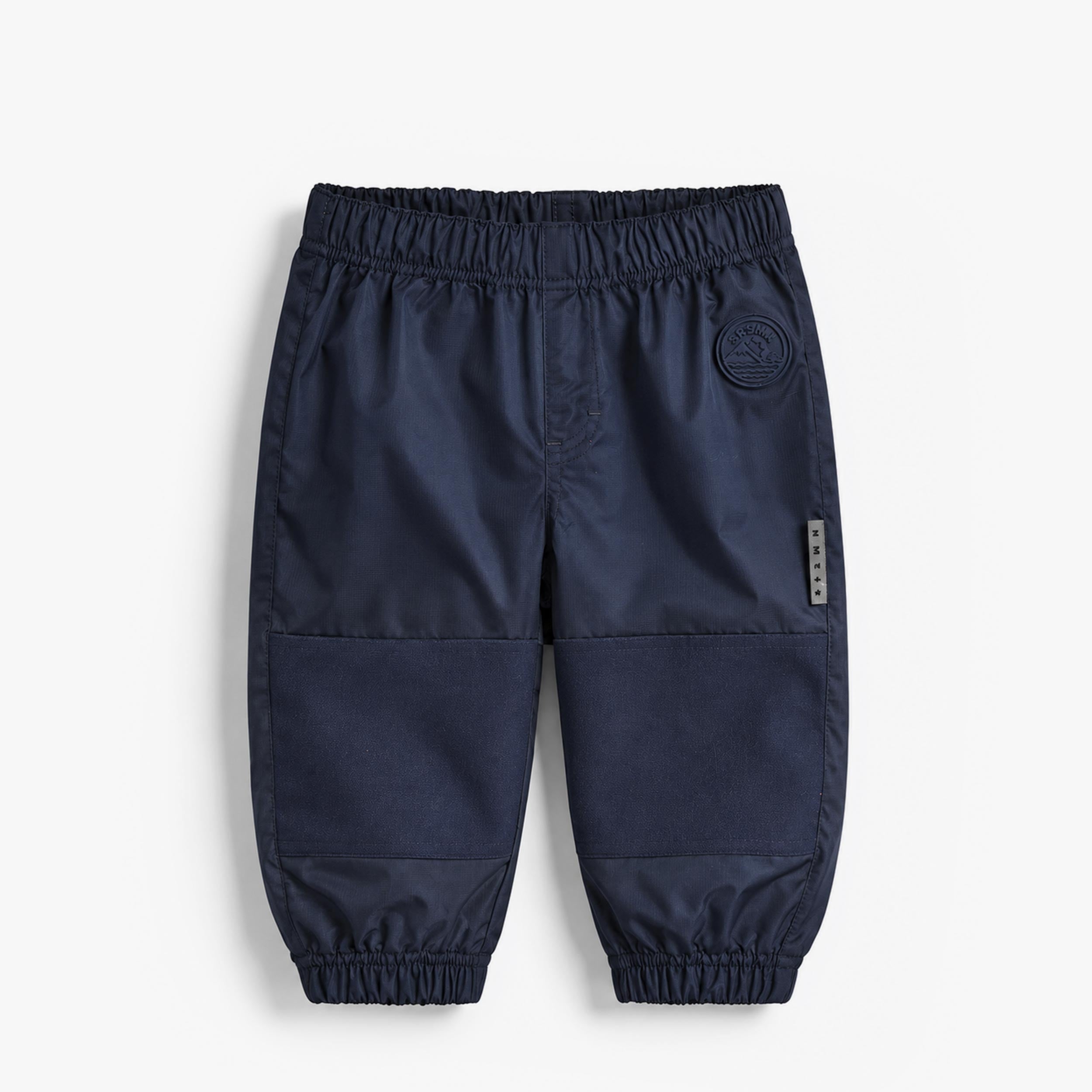 Pantalon d'extérieur en nylon bleu foncé, bébé