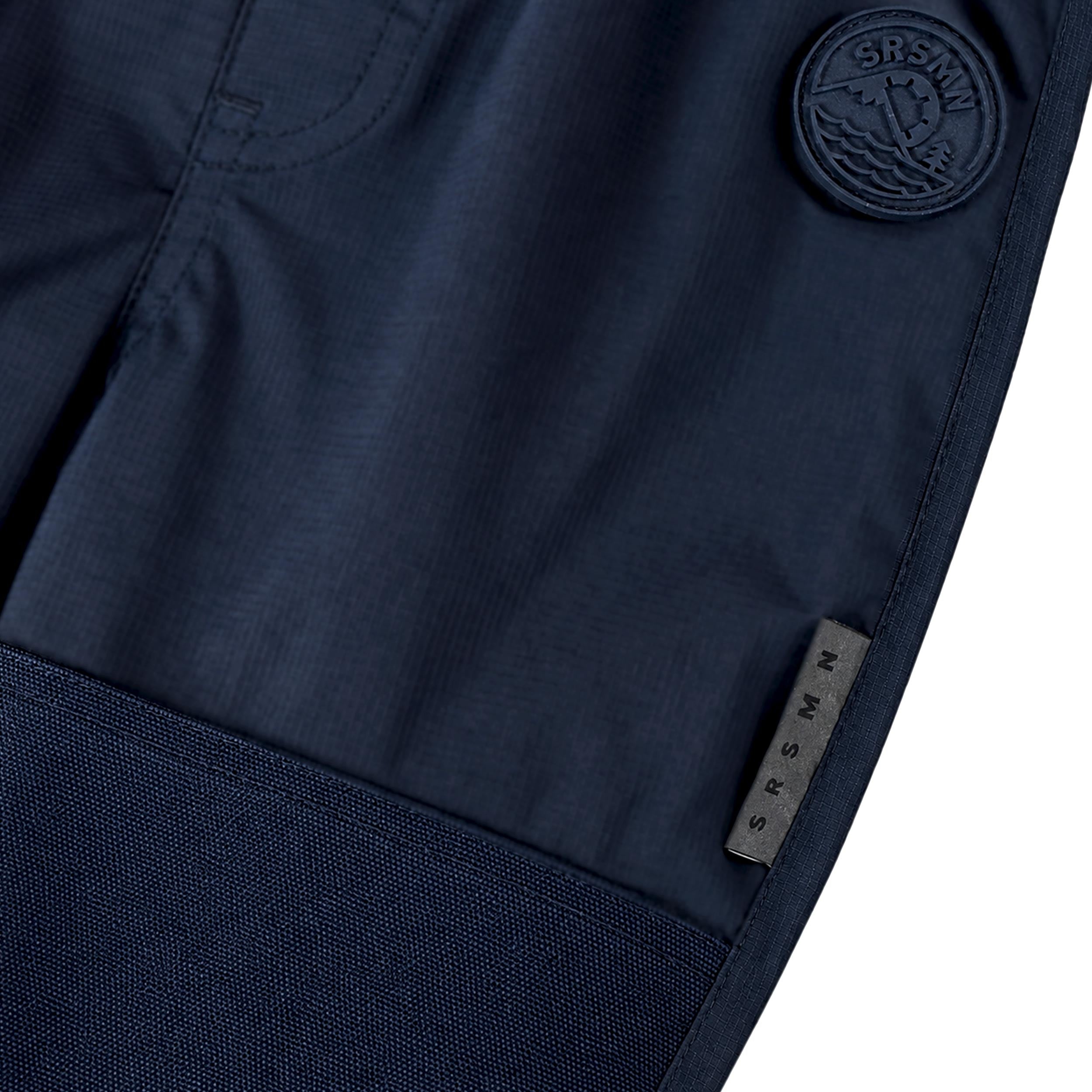 Pantalon d'extérieur en nylon bleu foncé, bébé
