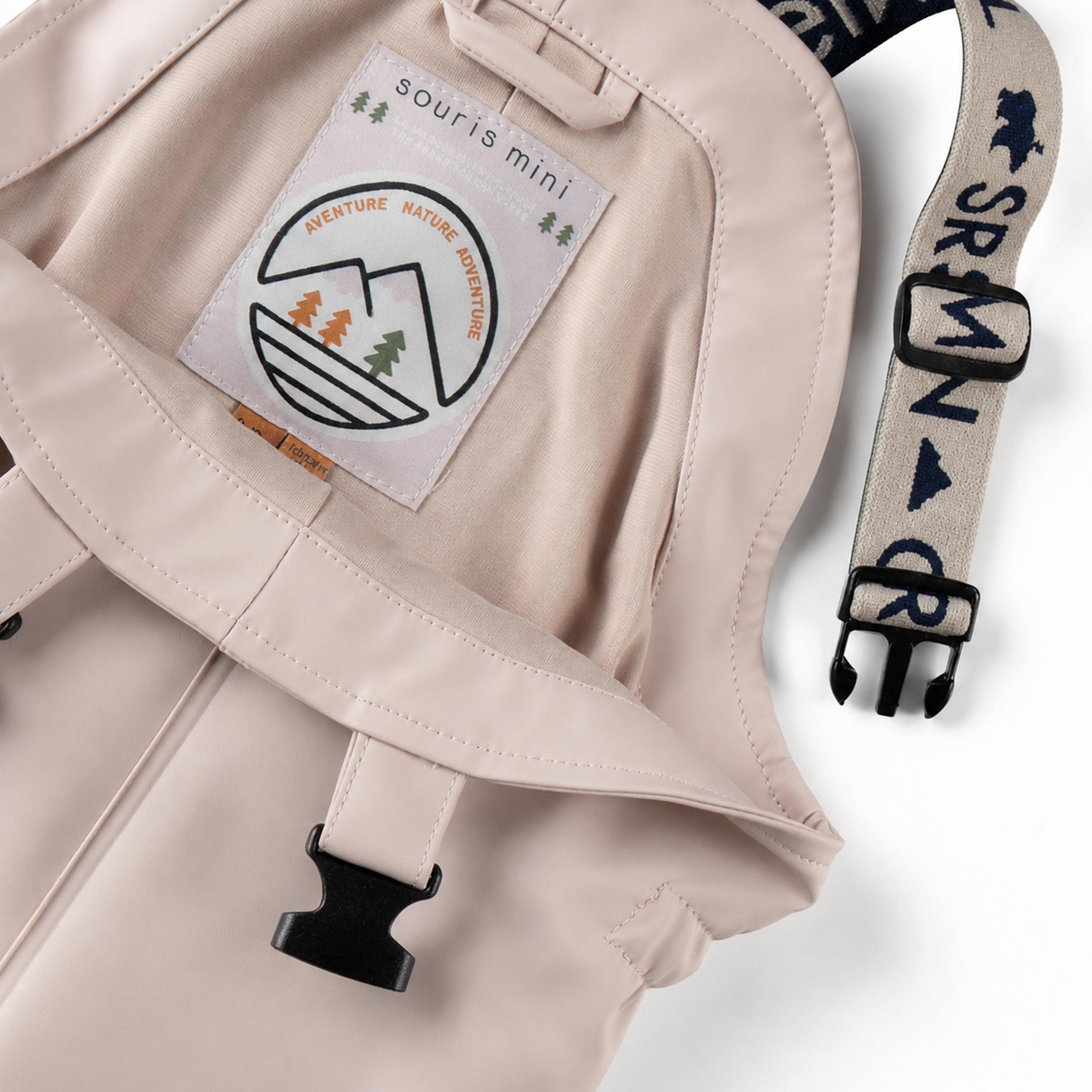 Salopette de pluie beige, bébé