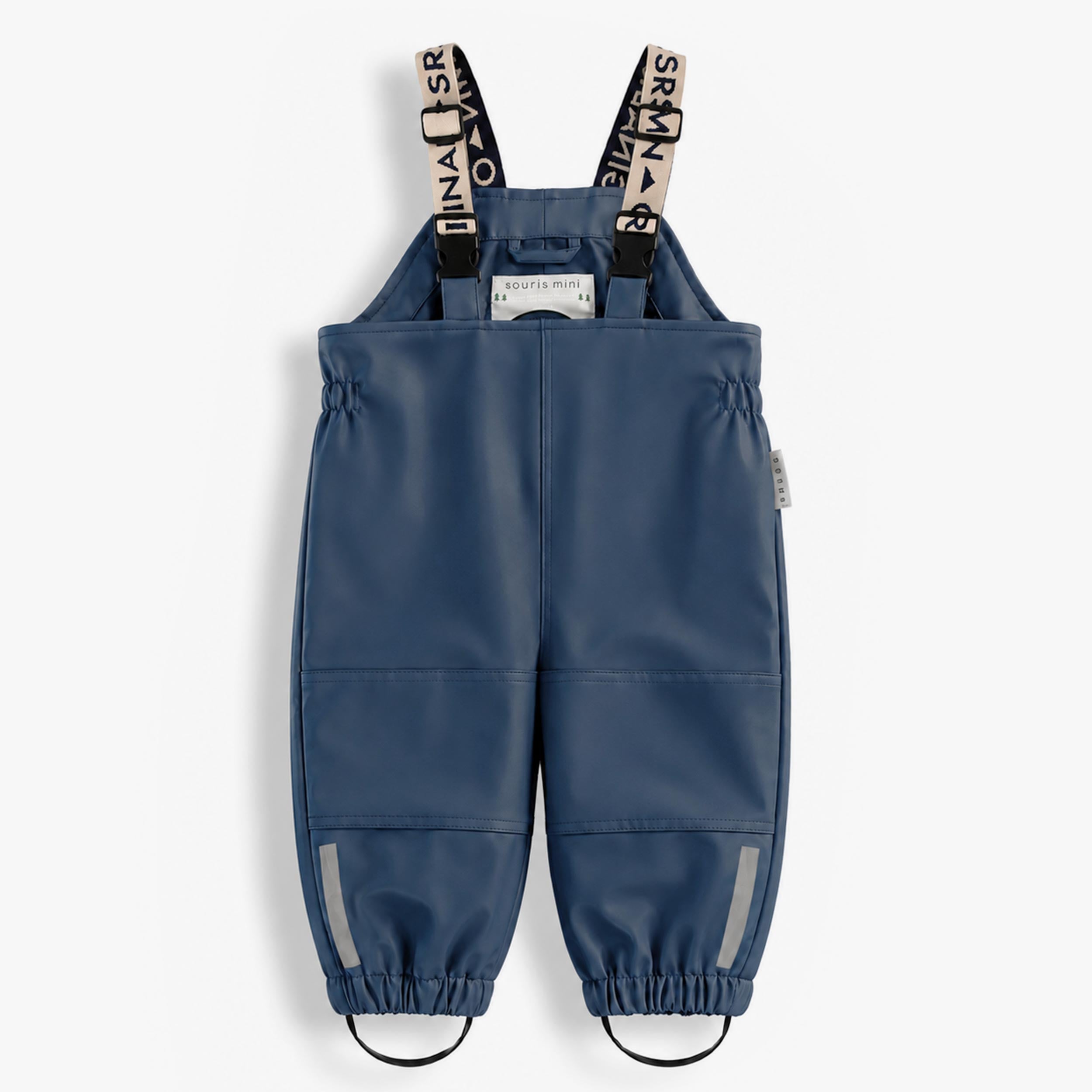 Salopette de pluie bleue, bébé