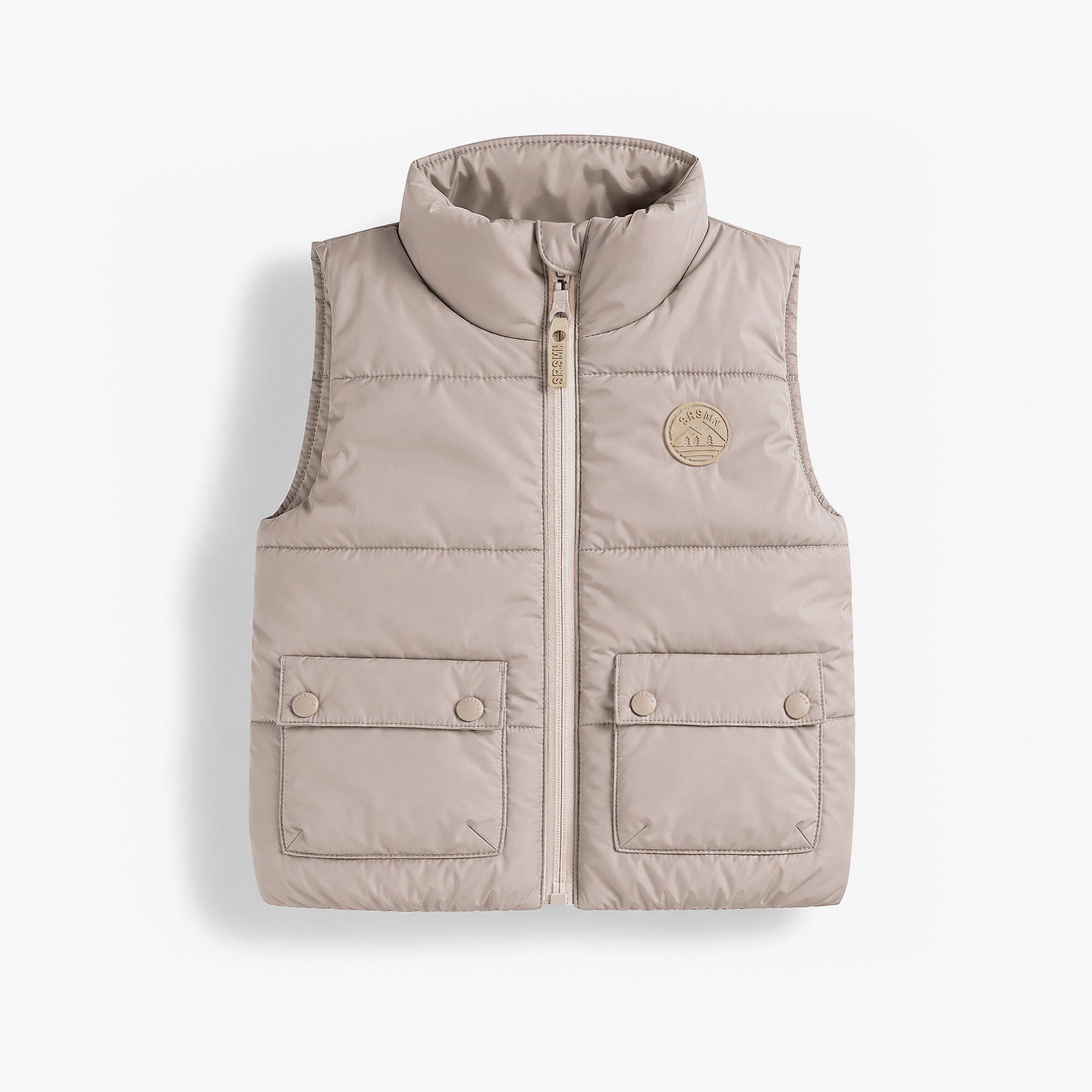 Veste sans manches beige, bébé