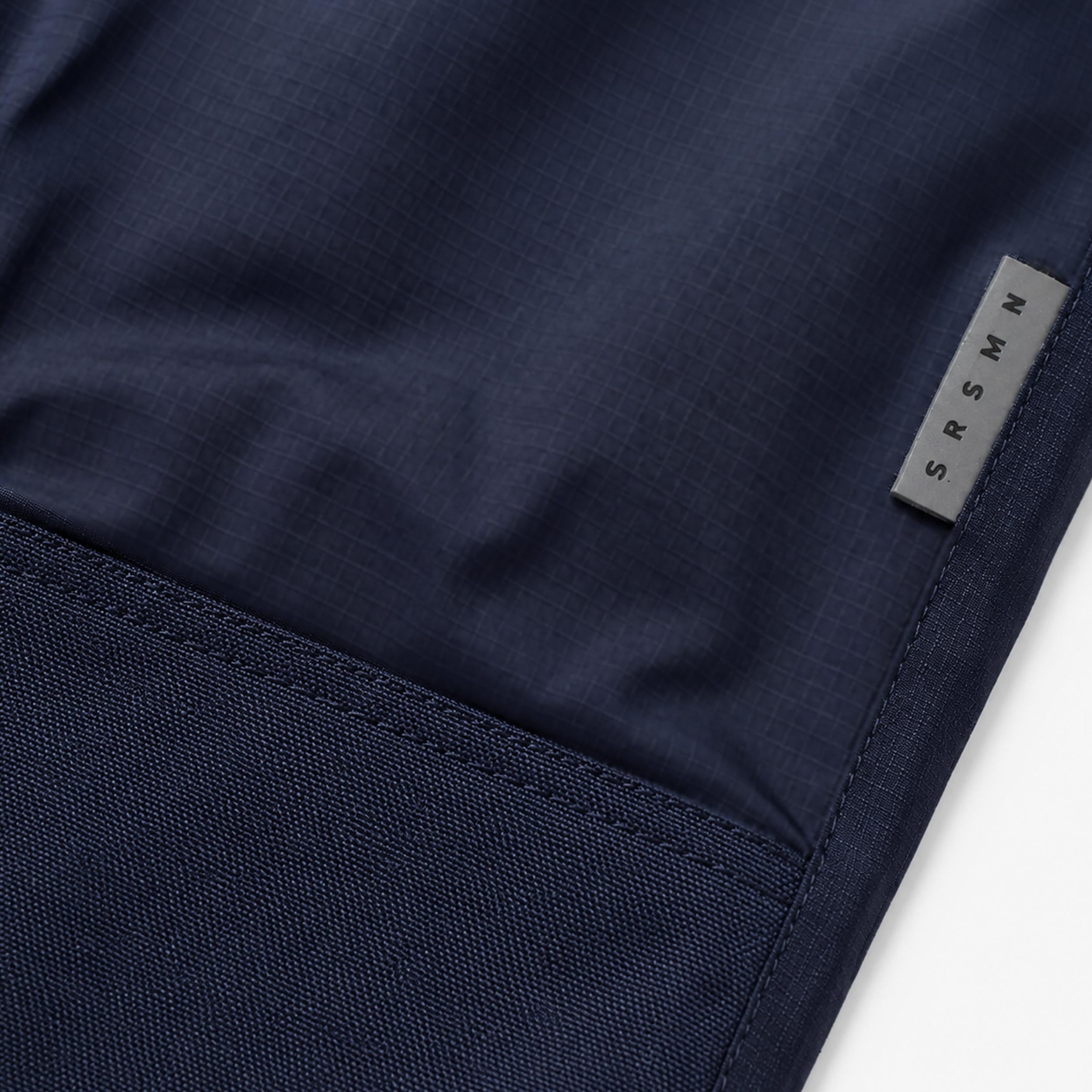 Dark blue nylon outdoor pants, child