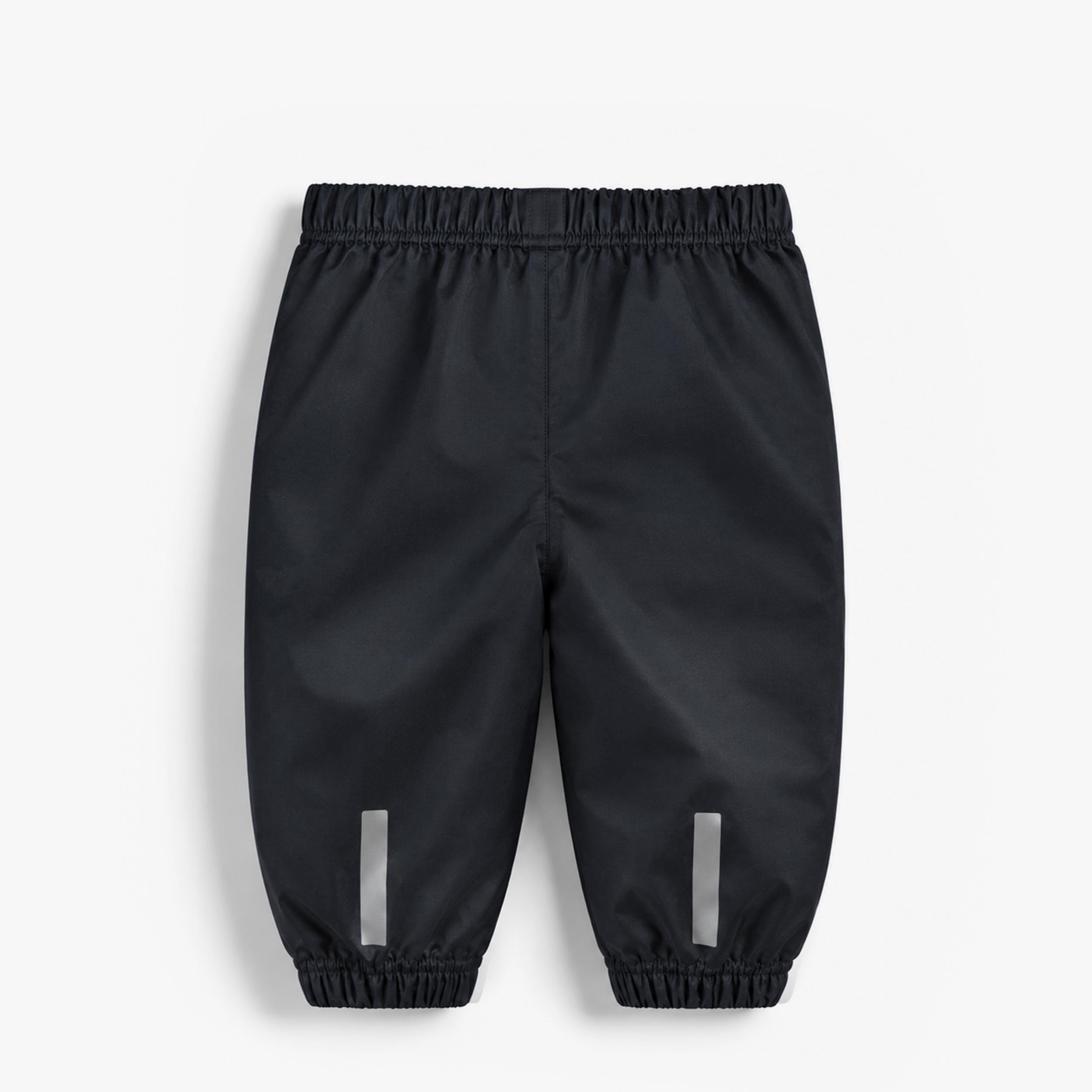 Black nylon outdoor pants, baby