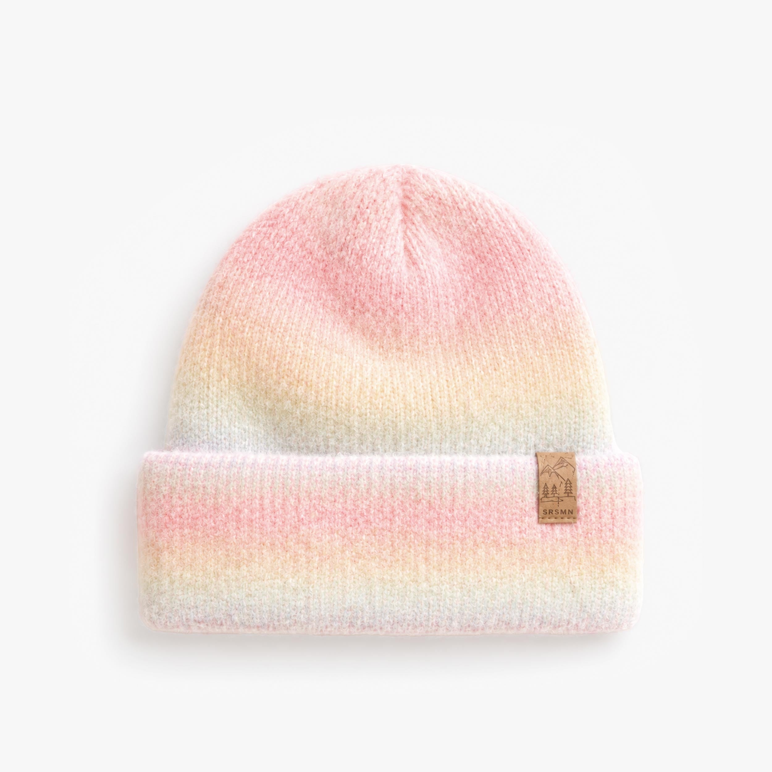 Tuque multicolore en tricot, enfant fille