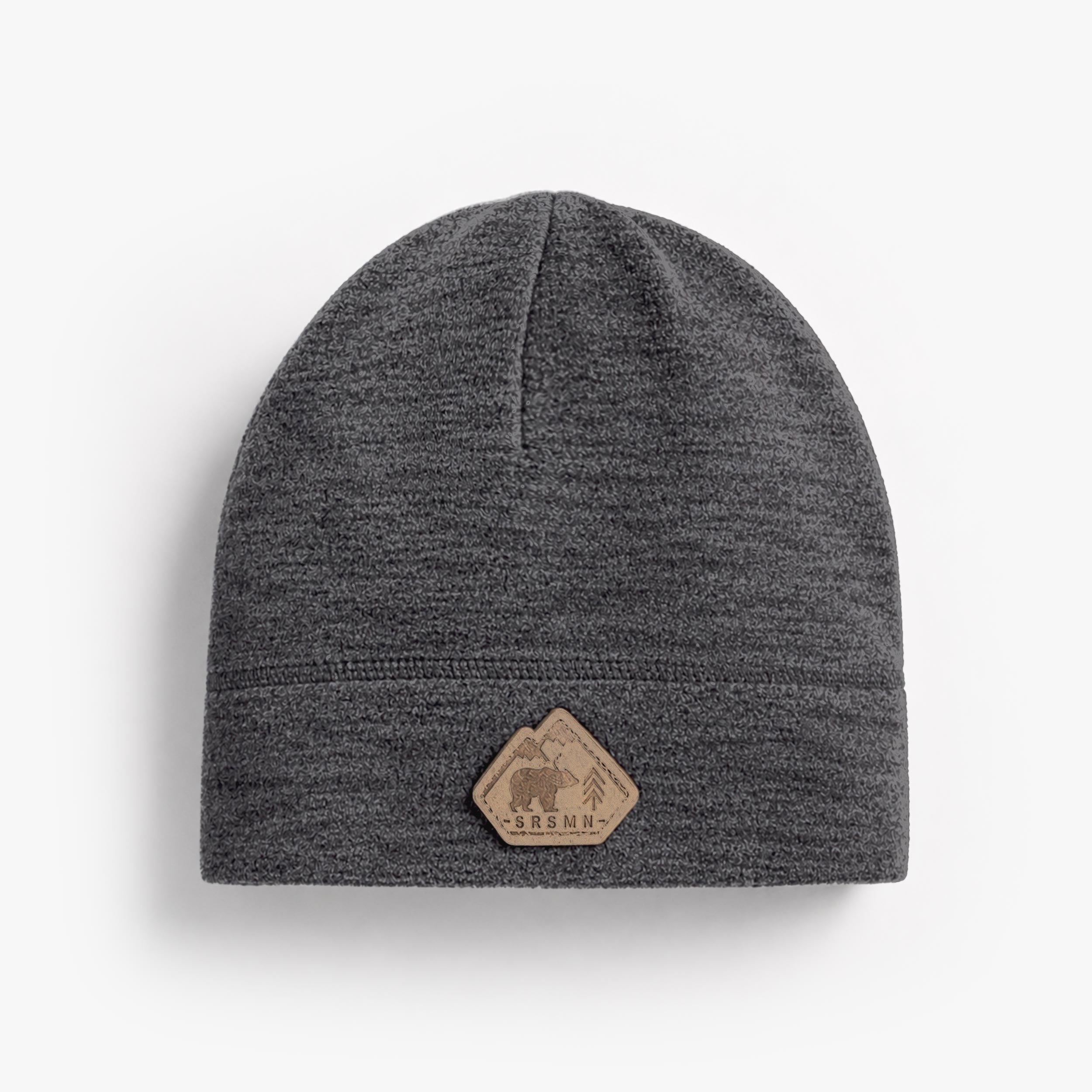 Tuque gris en polar, enfant